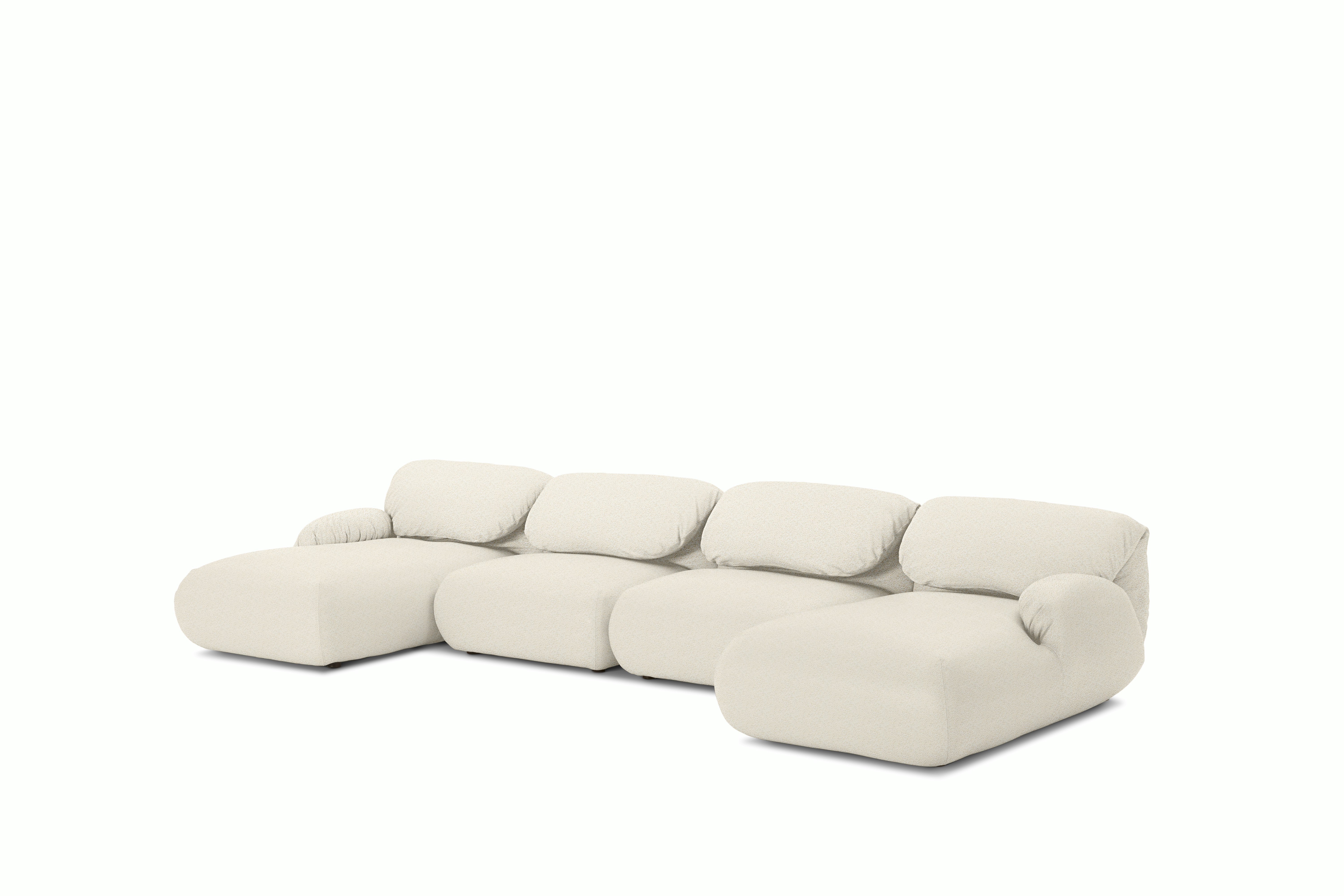Luva Modular Double Chaise Sectional