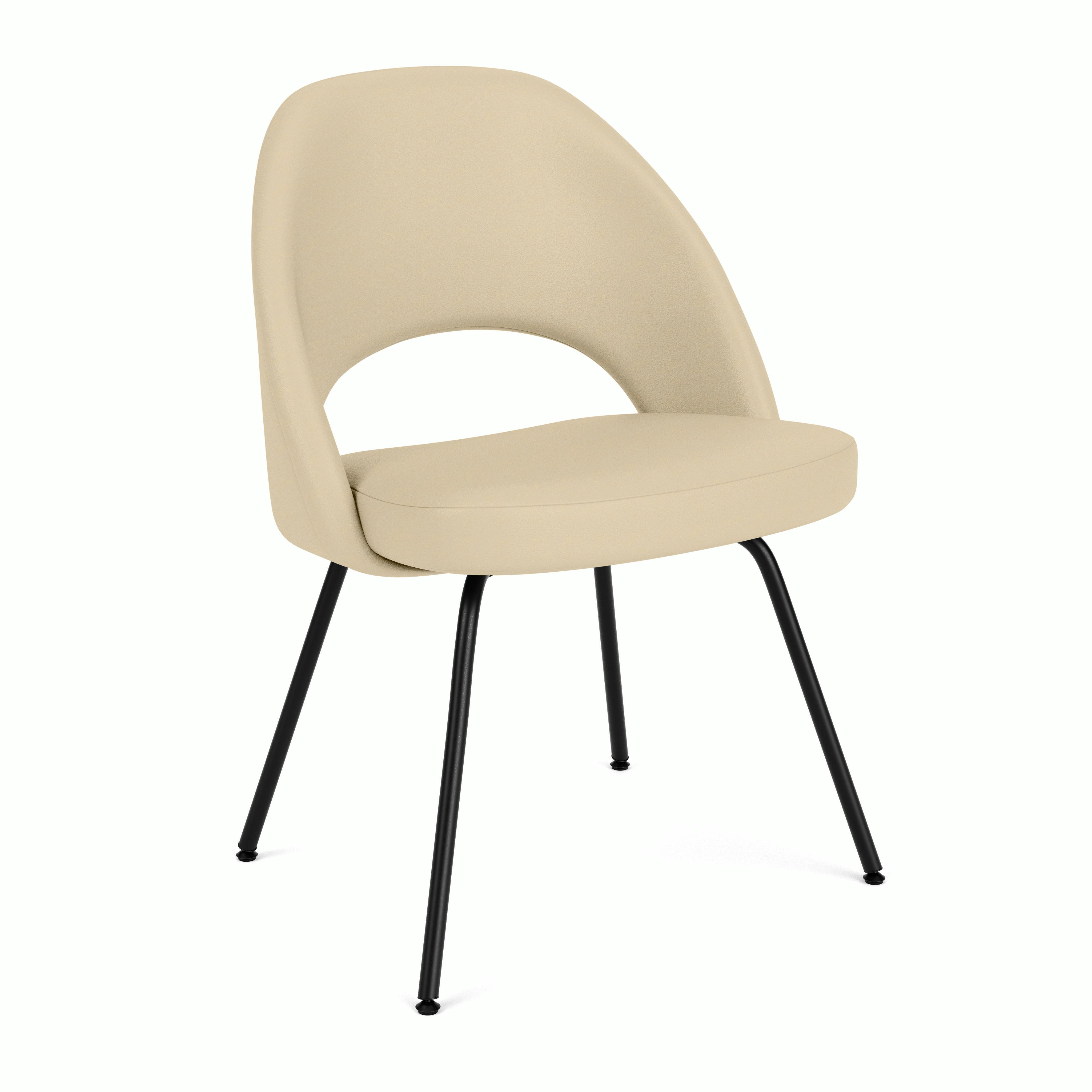 Saarinen Executive Side Chair - Prairie,  Flax,  Black