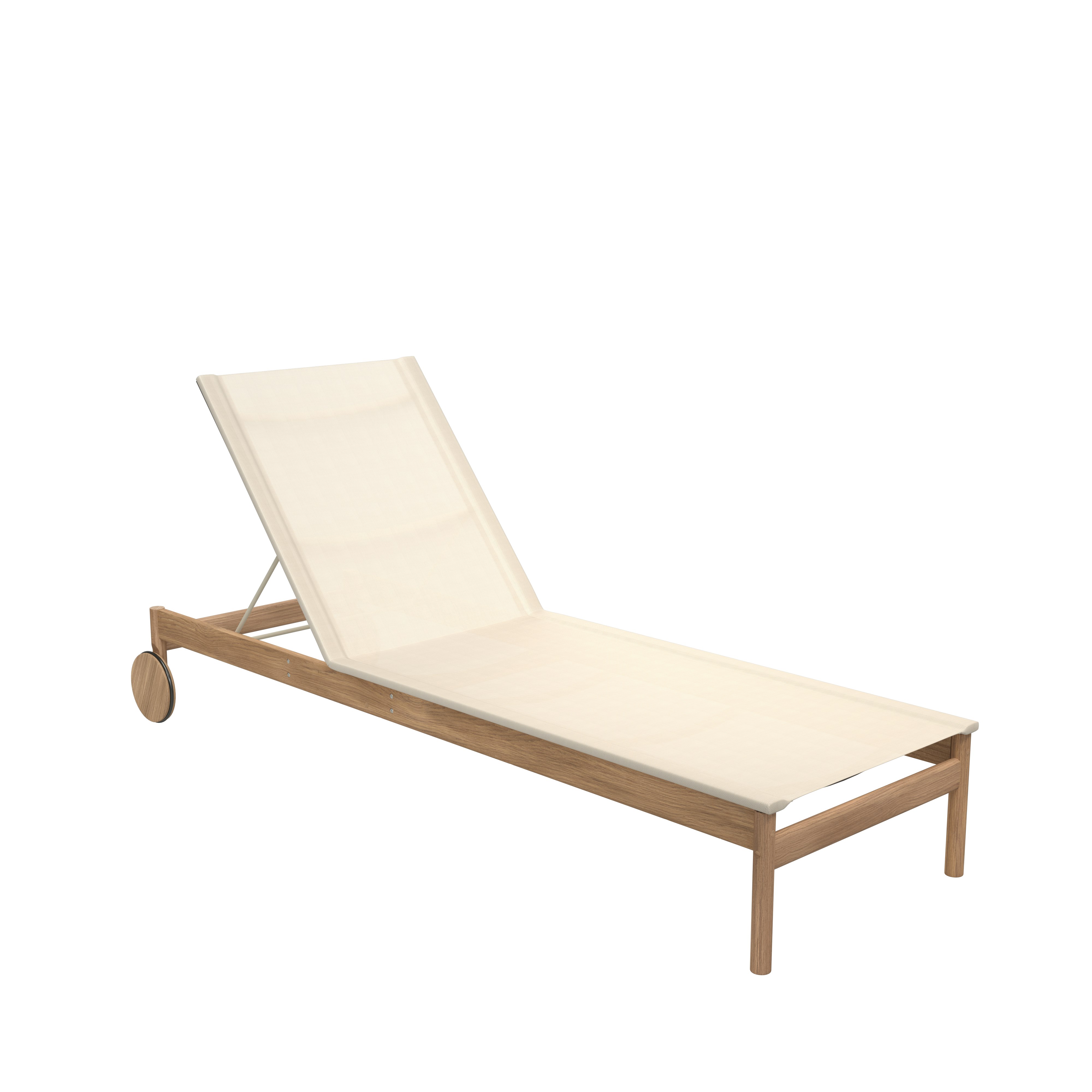 Pelagus Sunbed - Light Ivory