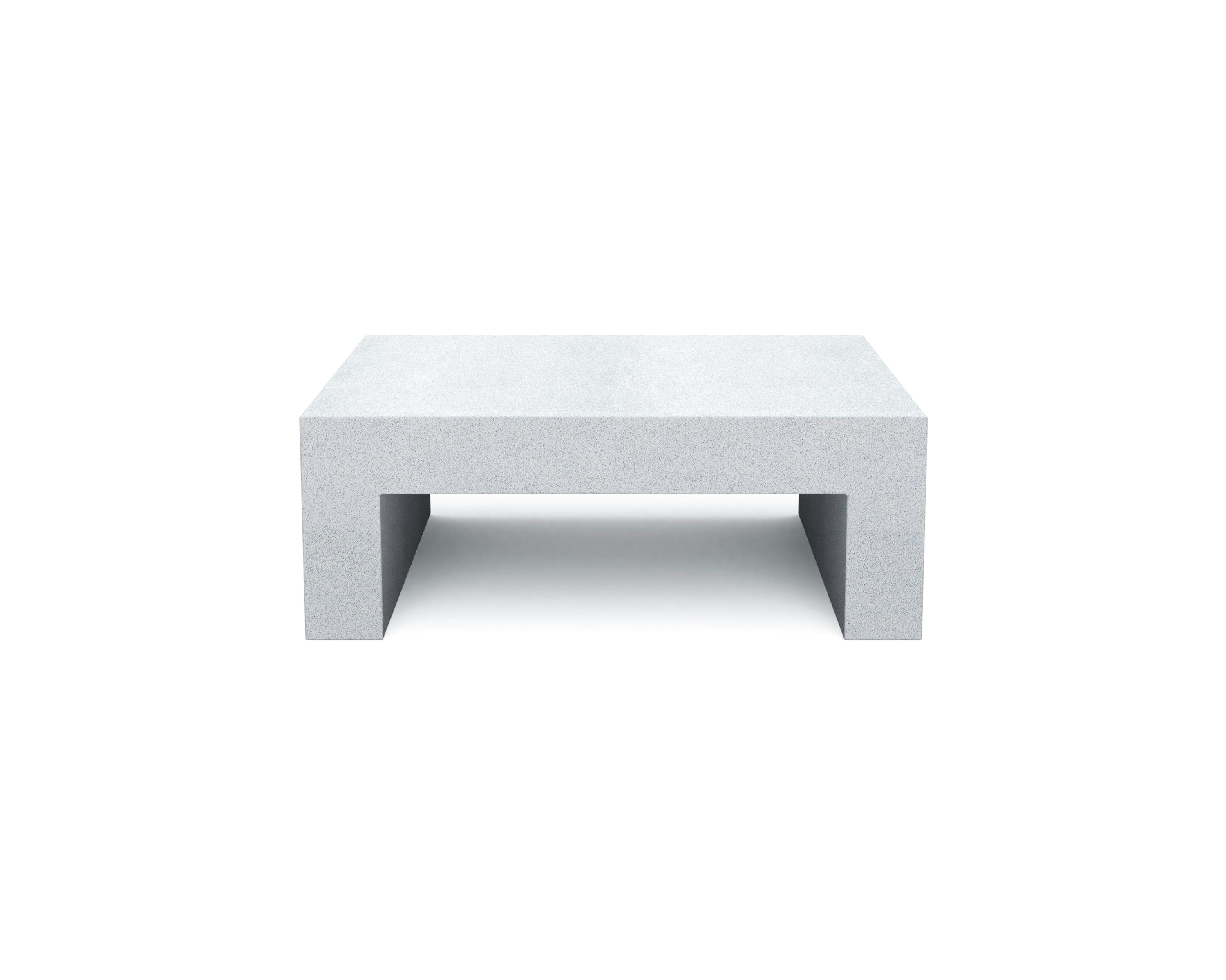 Vignelli Coffee Table - White Granite