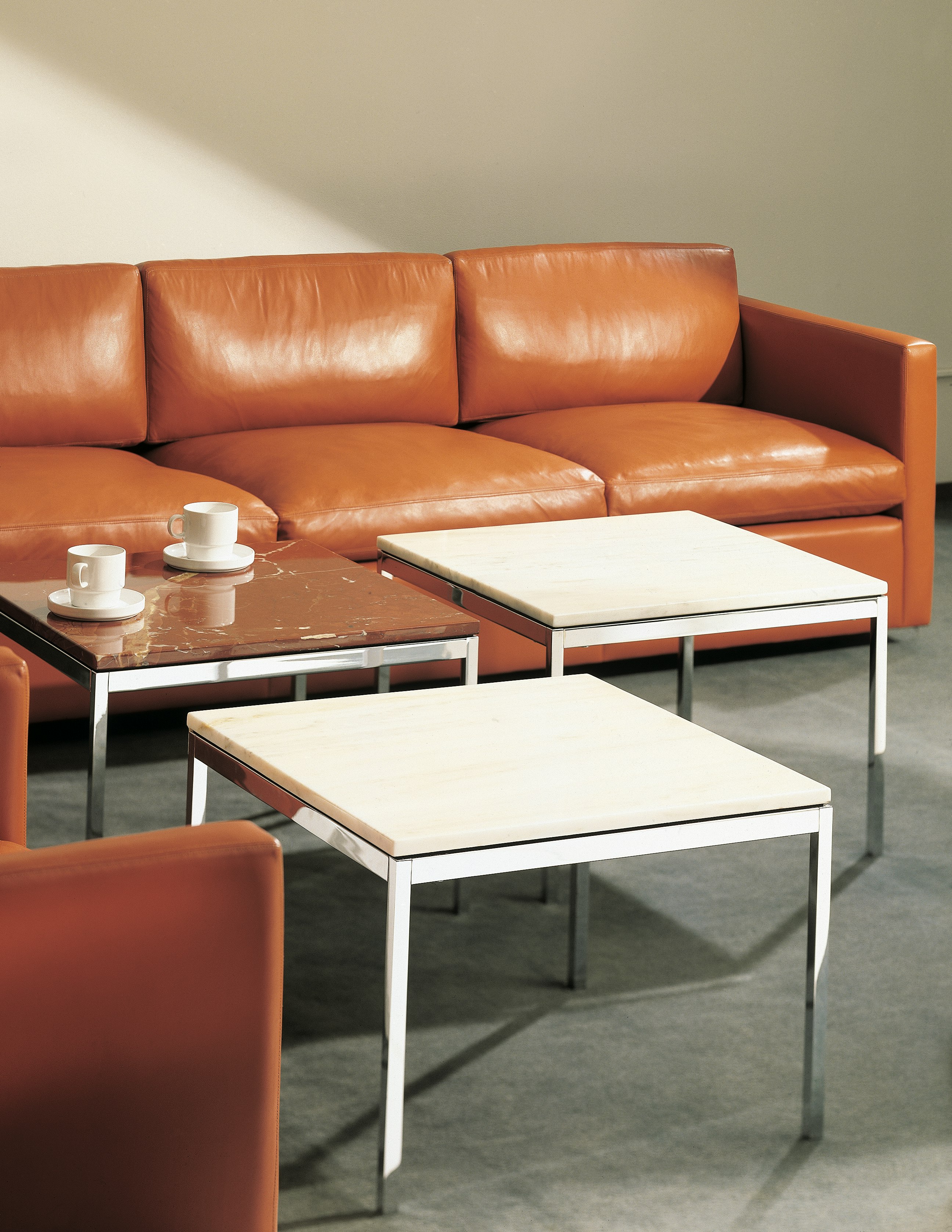 Florence Knoll Tables and Pfister Sofa