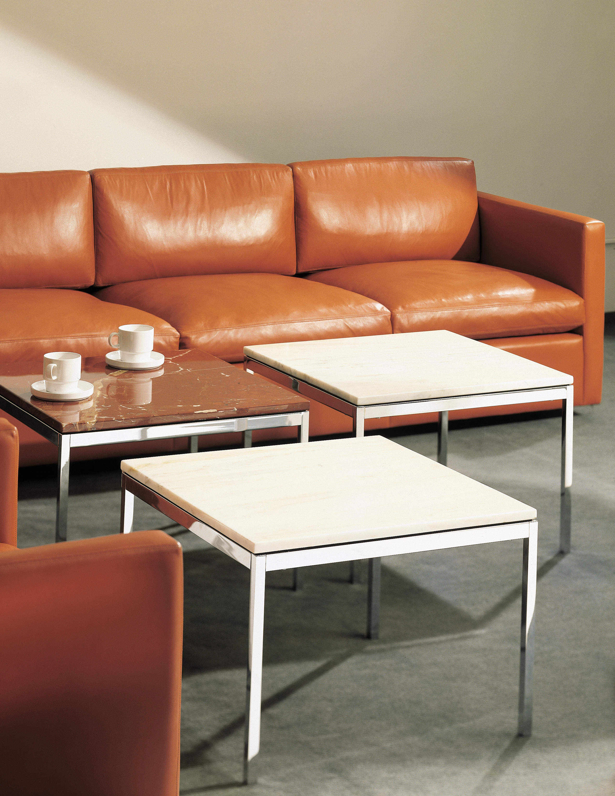 Florence Knoll Tables and Pfister Sofa