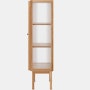 Curiosity Cabinet, Low in Natural Oak