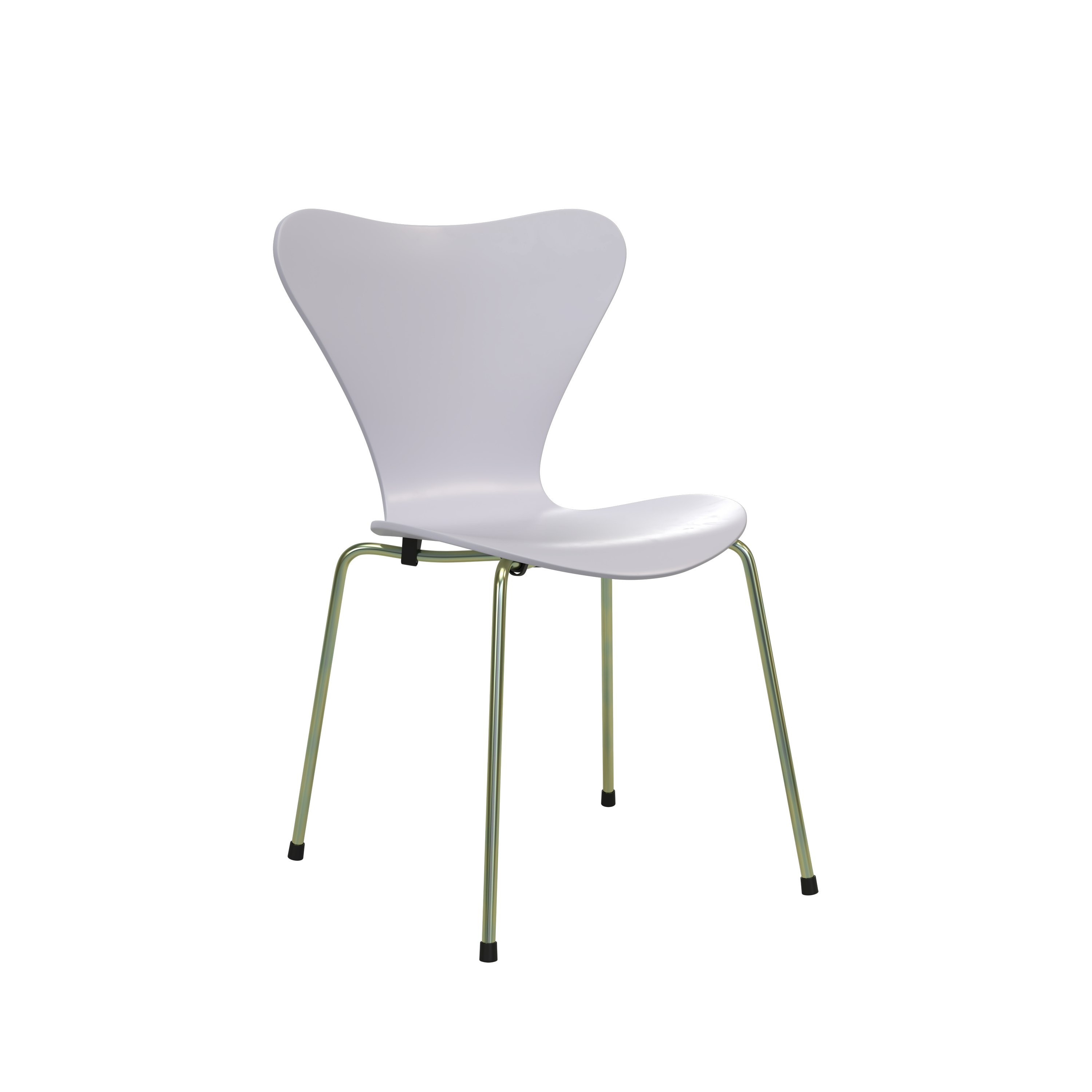 Series 7 Chair - Lacquered, 7:14 AM Violet, Rainbow Steel