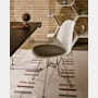 Eames Molded Plastic Side Chair with Seat Pad