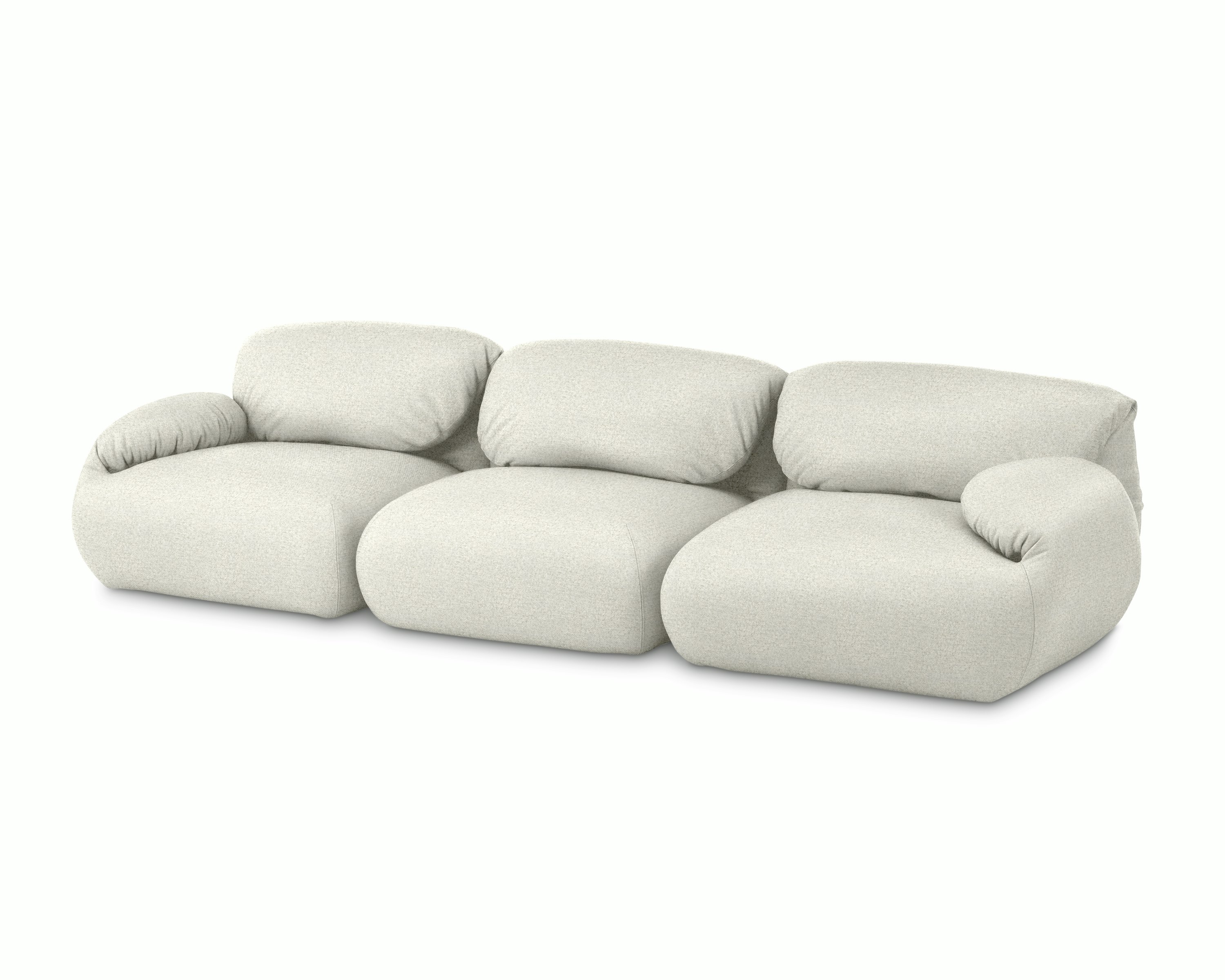Luva Modular Sofa, Three Seater