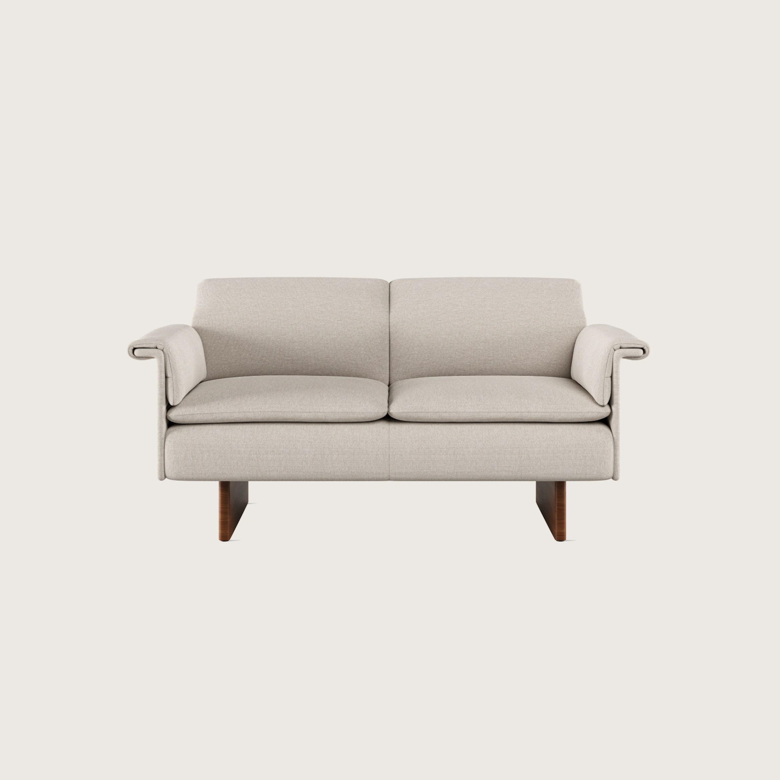 Mantle Settee - Mode, Clavicle, Walnut