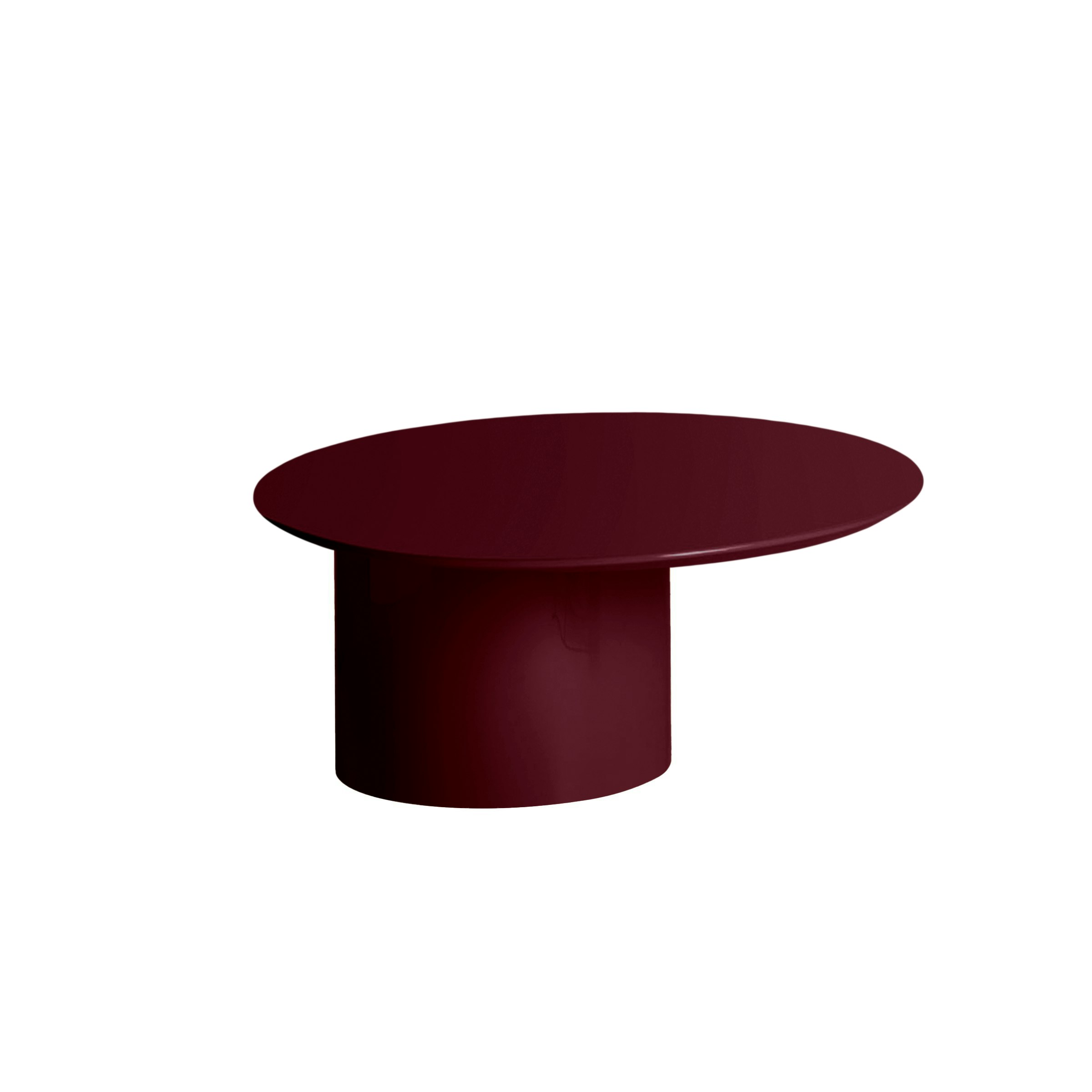 A Myon Coffee Table in Barolo viewed from the front.
