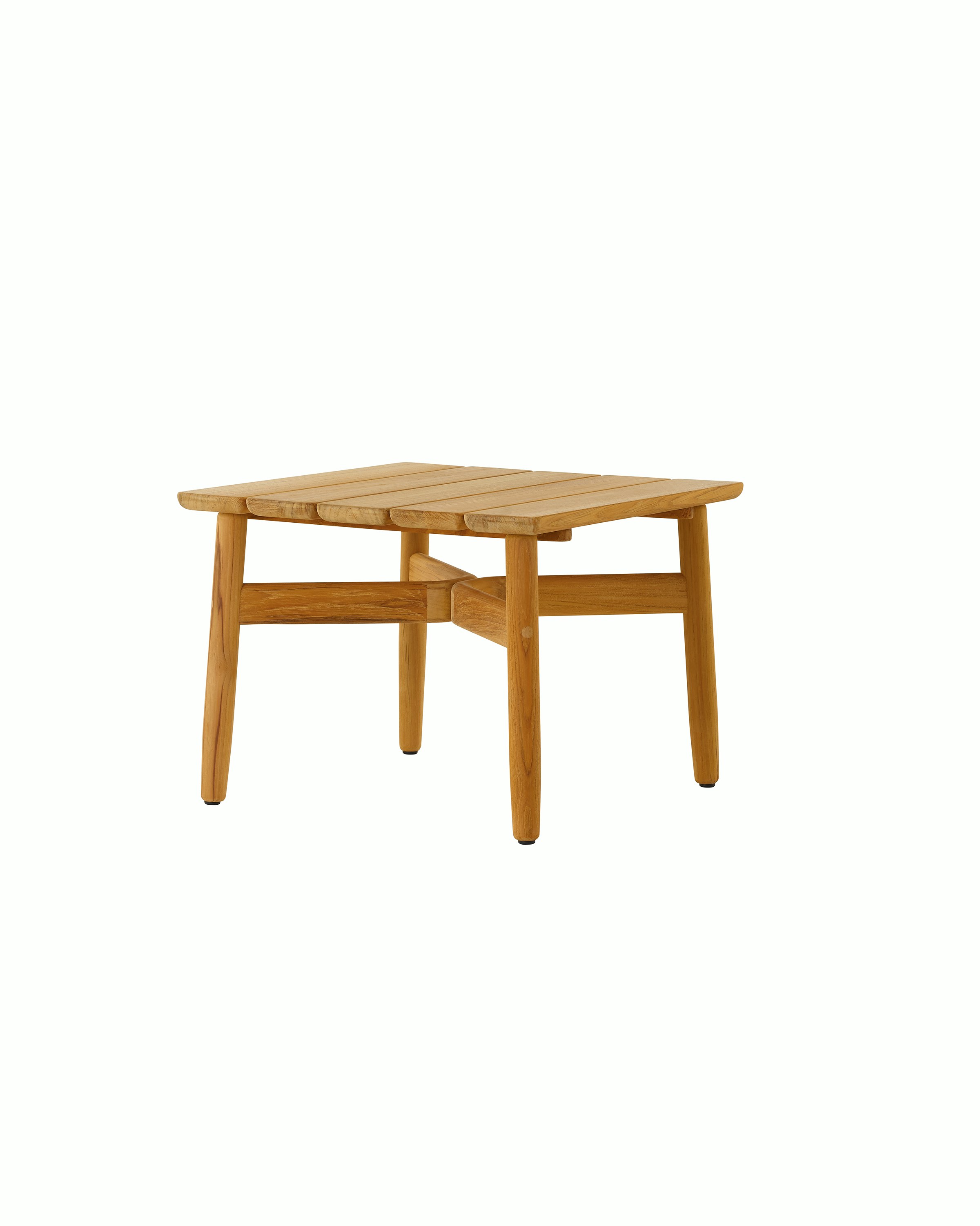 Crosshatch Outdoor Side Table in square.