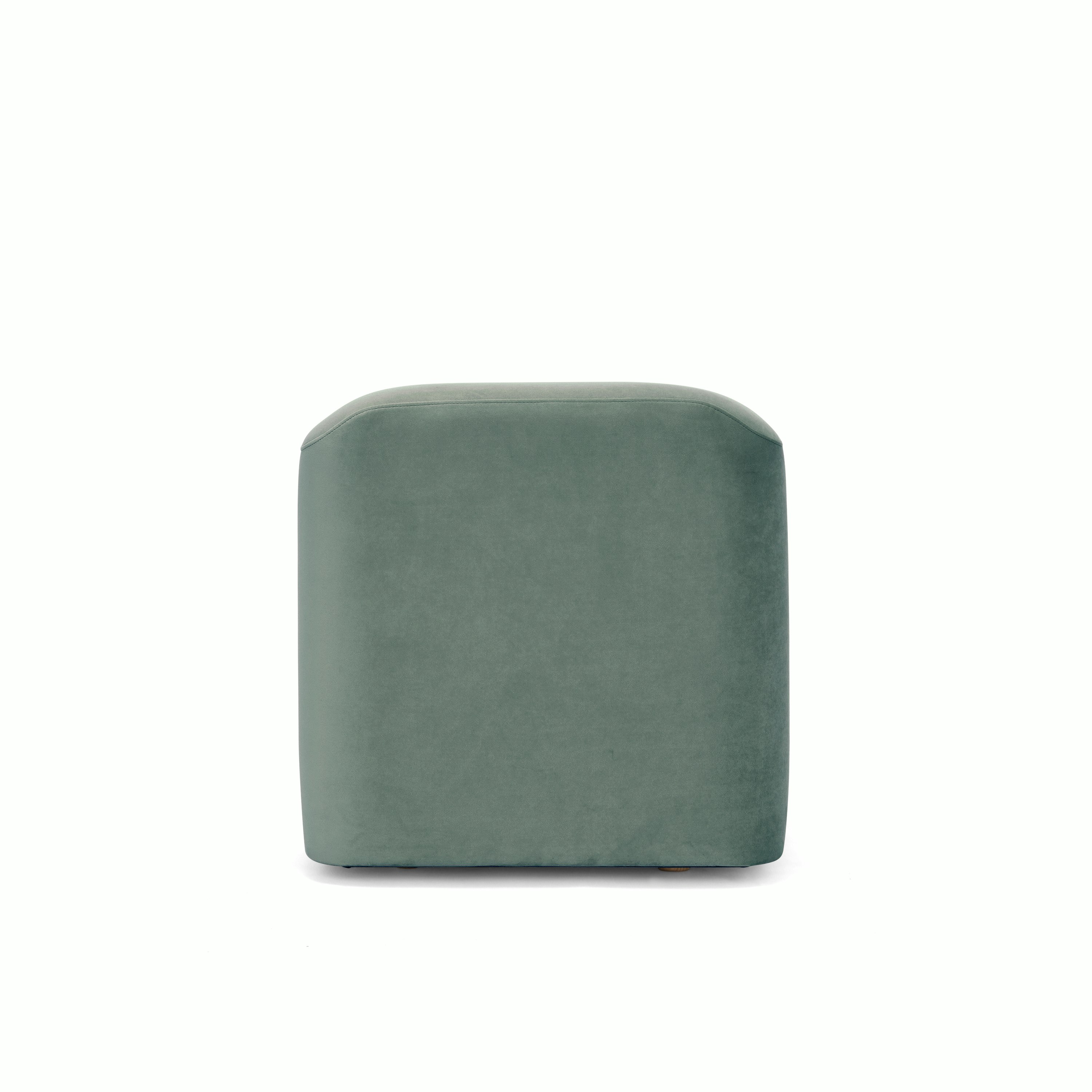 Muse Armless Single Seater, Velvet Agave