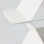 Honeycomb Modular Shelving 9 Cells - Configuration F, Vertical, White detail
