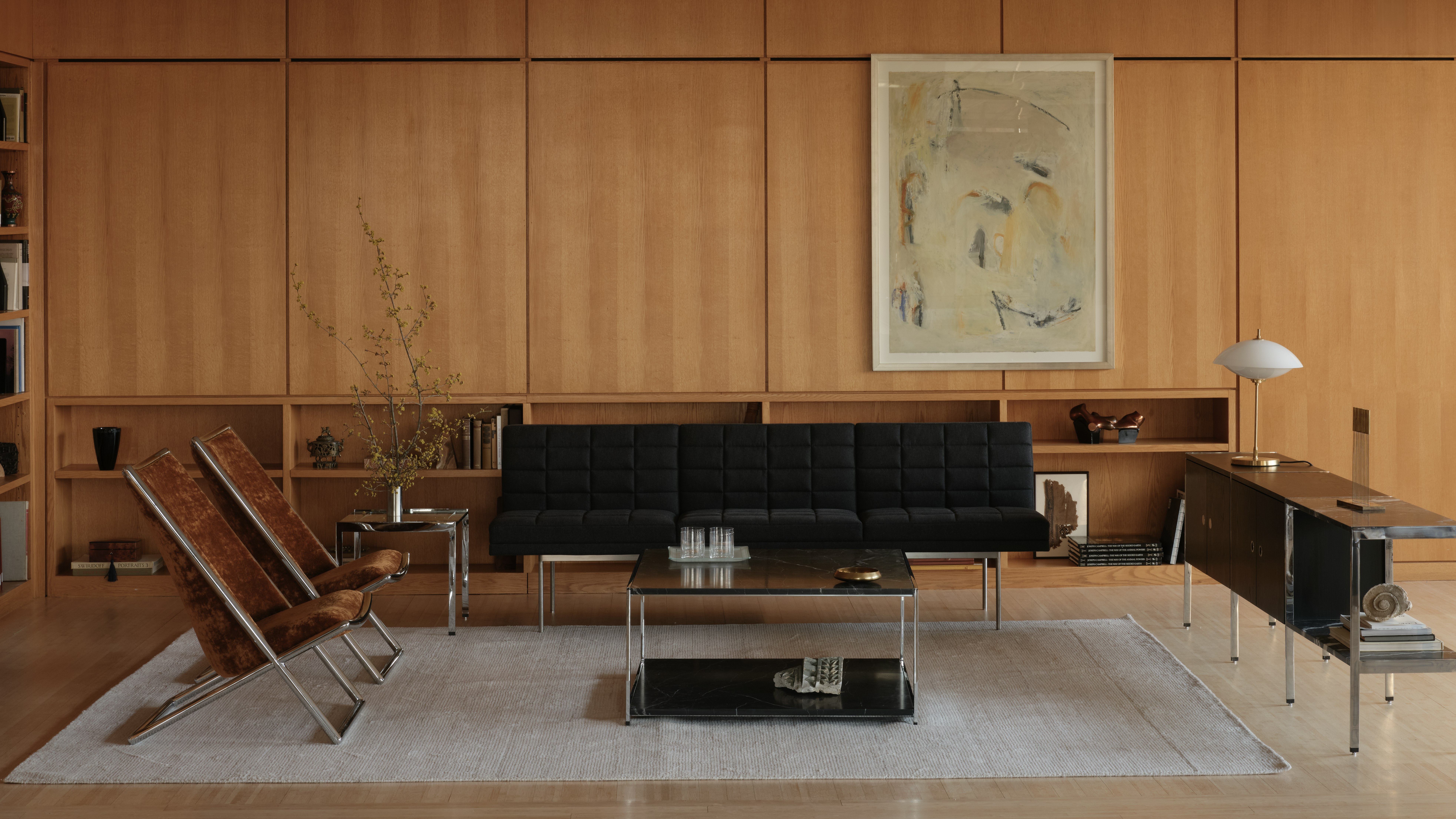Tuxedo 3 Seater with Scissor chairs.