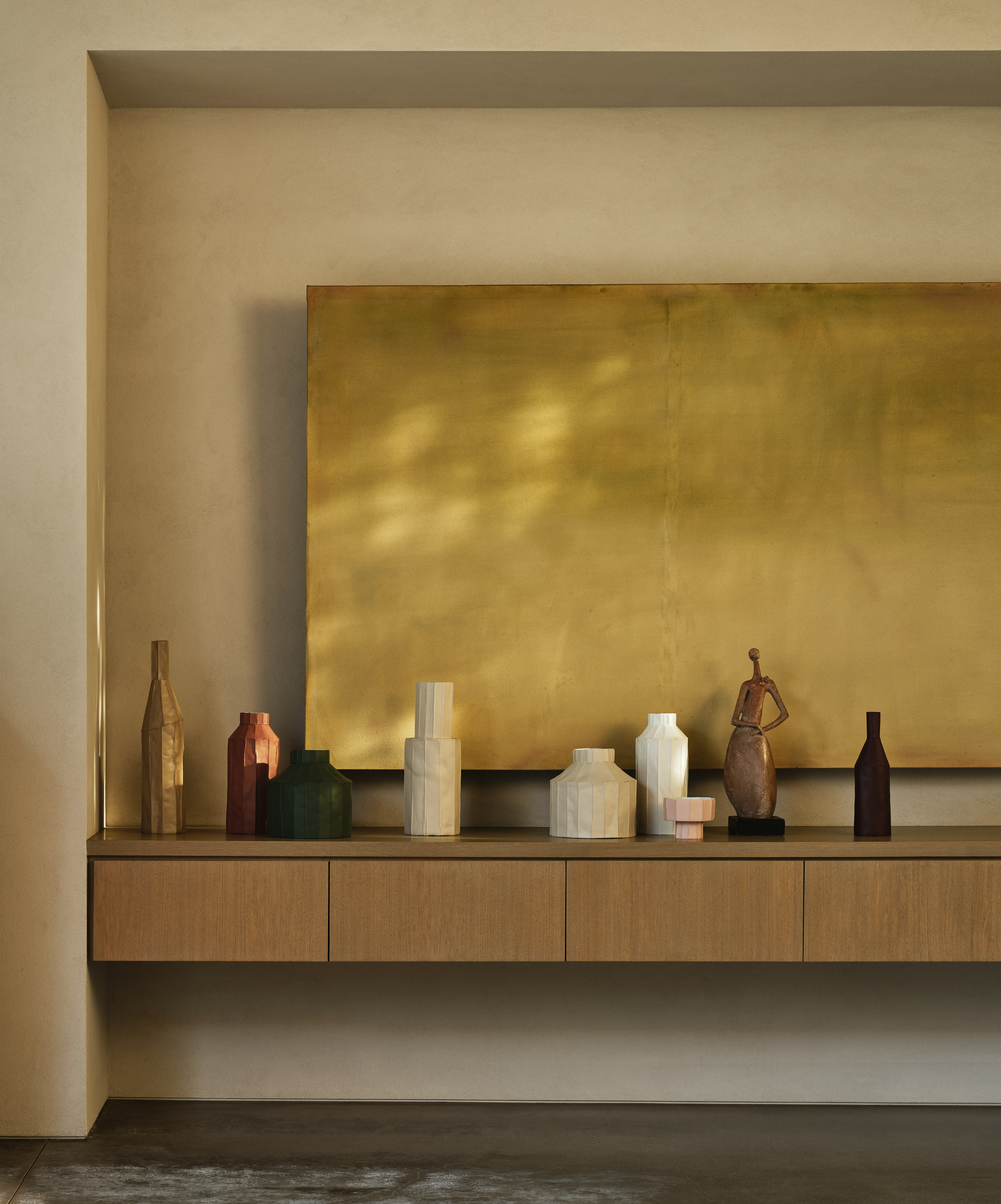 Fide Short Vase - Sabbia Chiaro