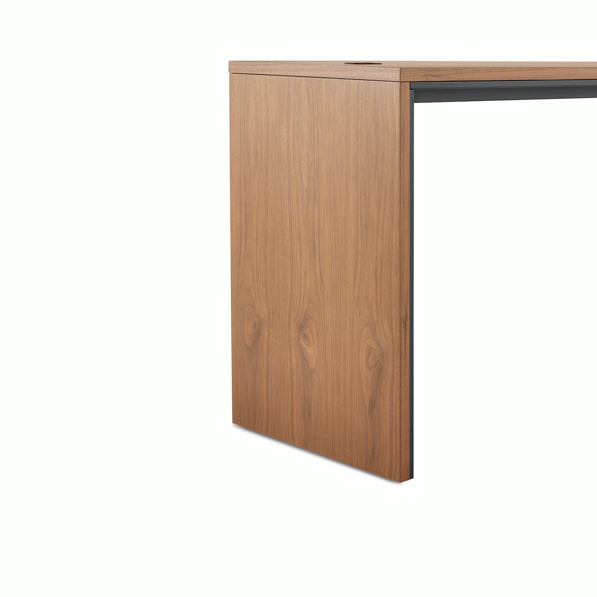 A close up of the Headway communal table leg.