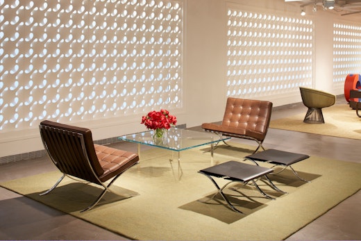 Barcelona Chair, Barcelona Table, Barcelona Ottoman