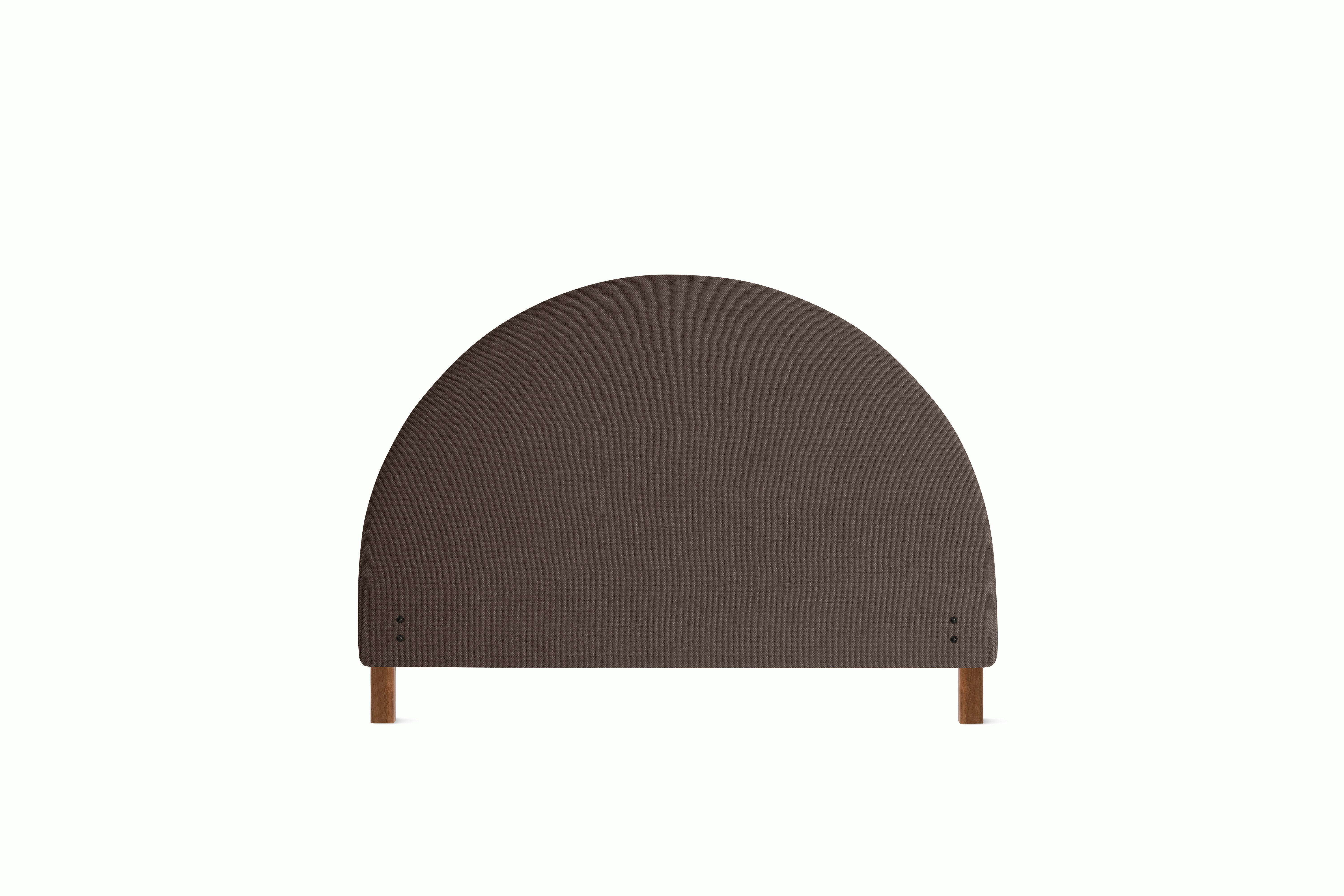 A Demi Headboard  in hollow viewed from the front.