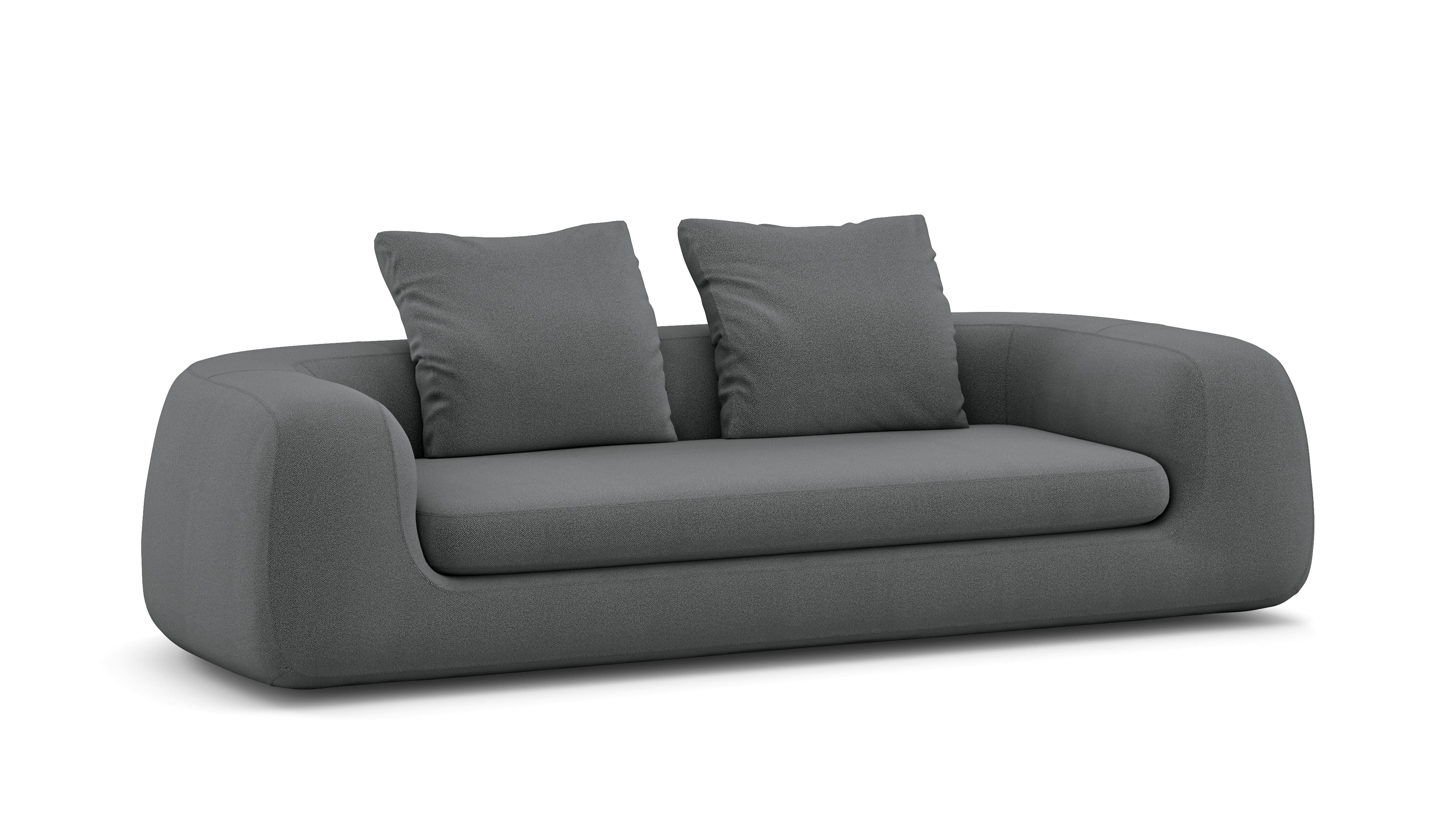 A Atlason Americano Sofa in Molecule viewed from an angle.