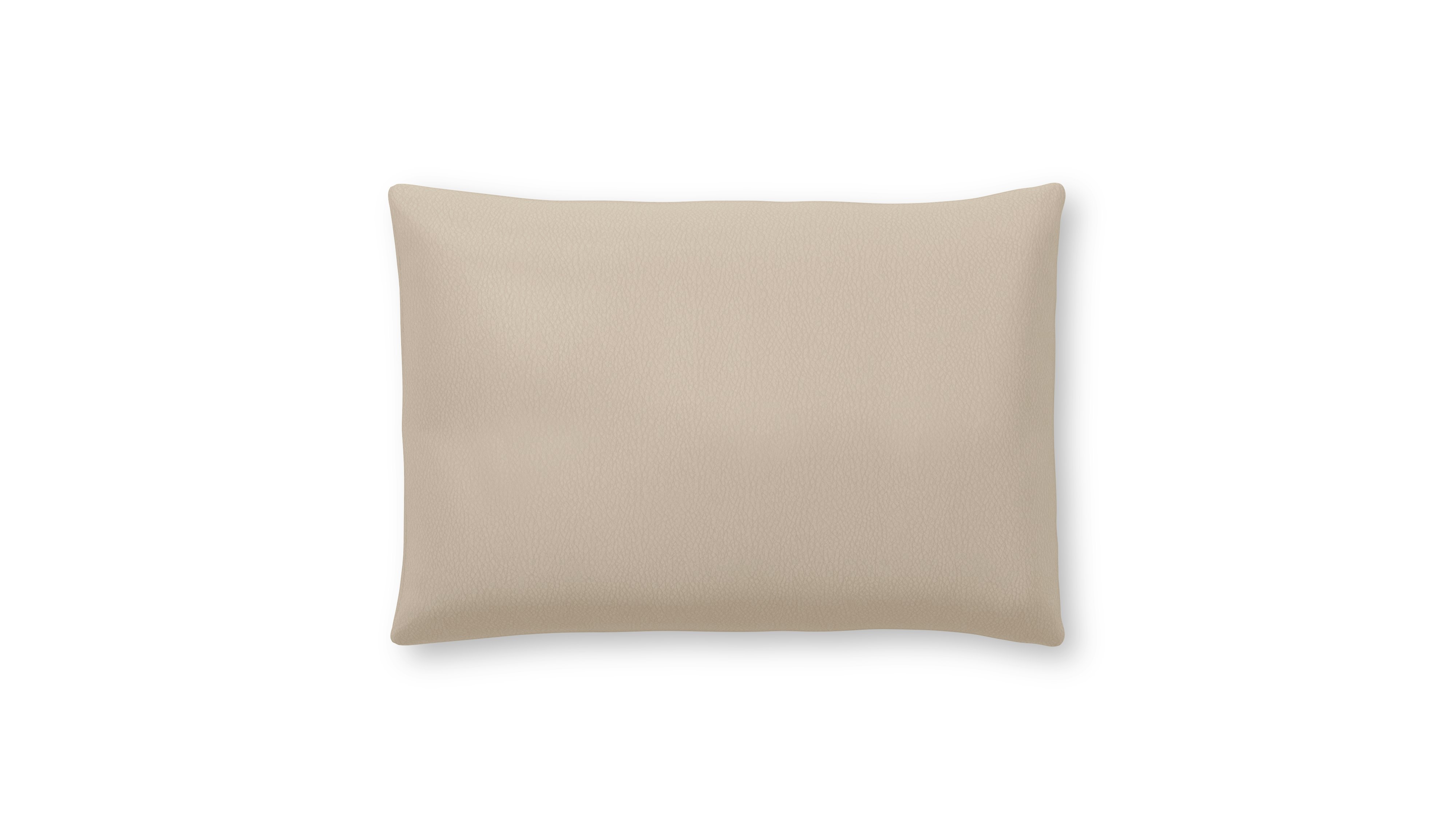 A Atlason Composed Modular Sofa Lumbar Pillow in Timbre viewed from the front.