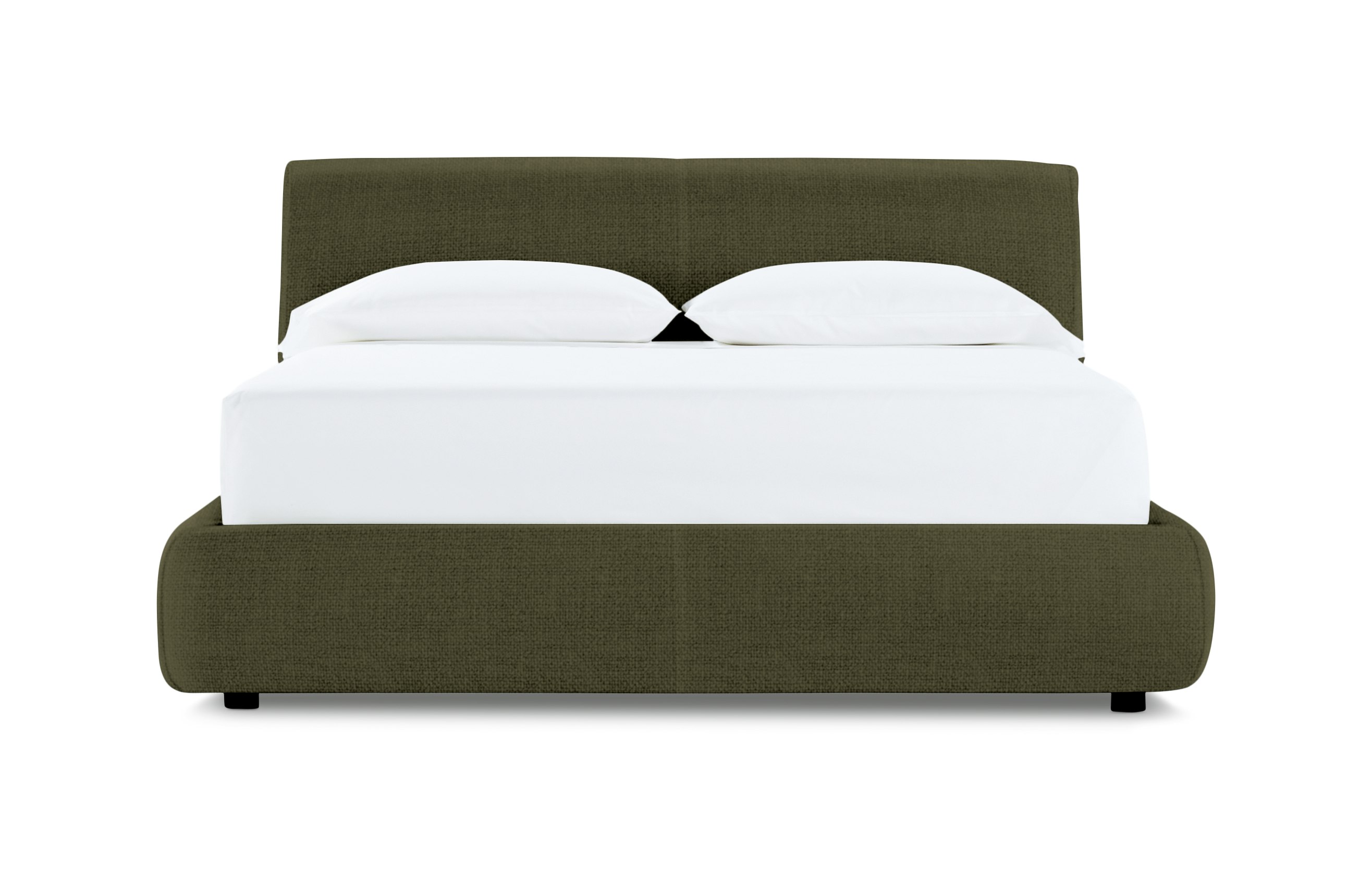 Nest Storage Bed - Queen, Pebble Weave, Militare