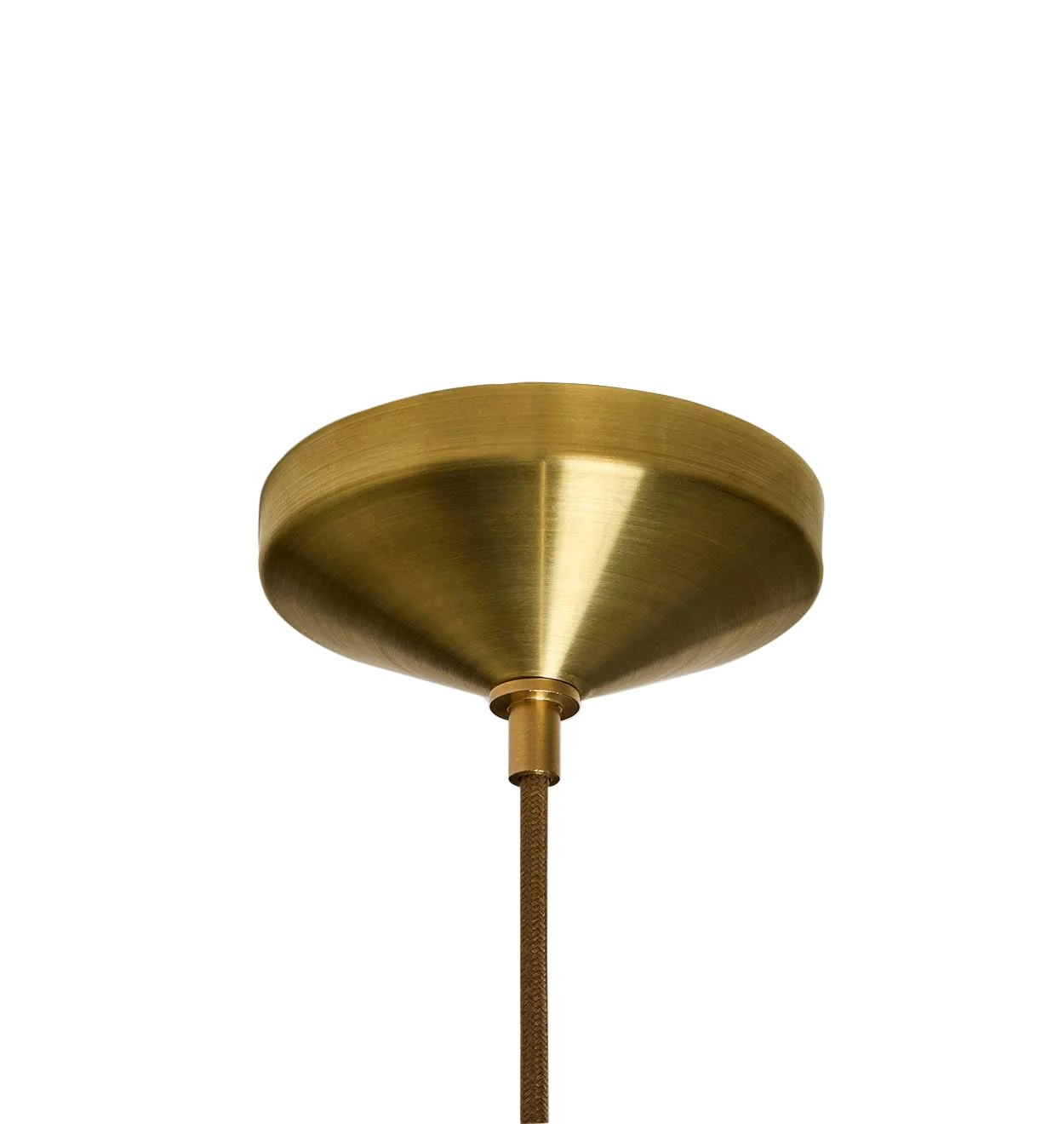 Roll and Hill Humbolt Pendant 01  brass canopy