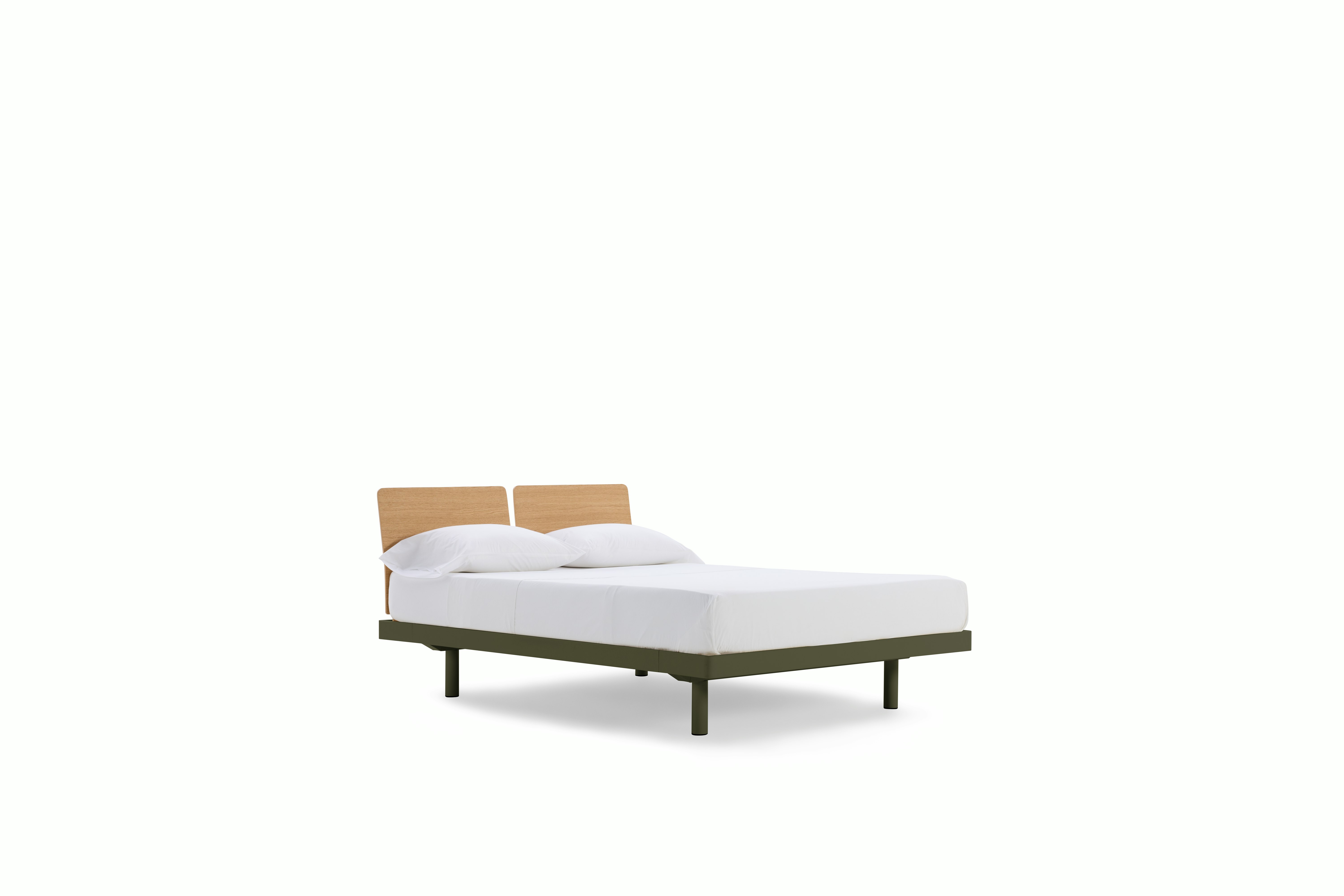 Michel Bed - forest,  oak