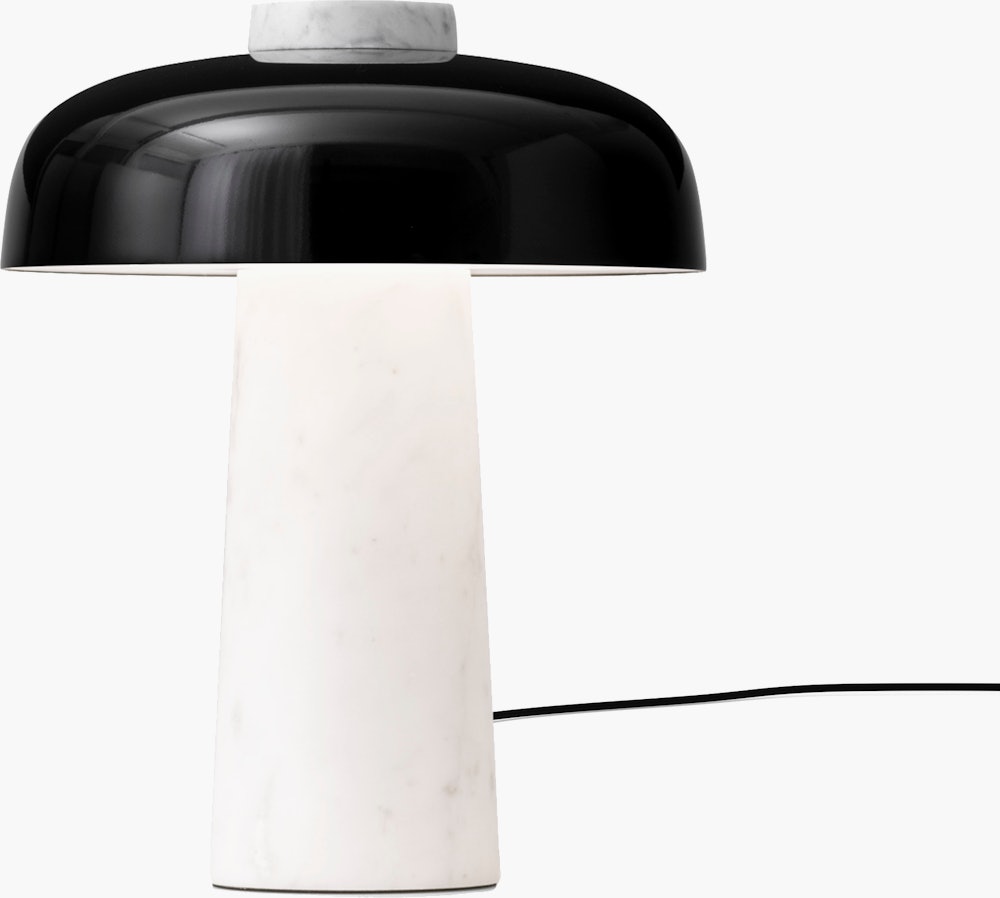 Reverse Table Lamp - Carrara Marble