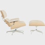 Eames Lounge and Ottoman in Prone and Stow leathers