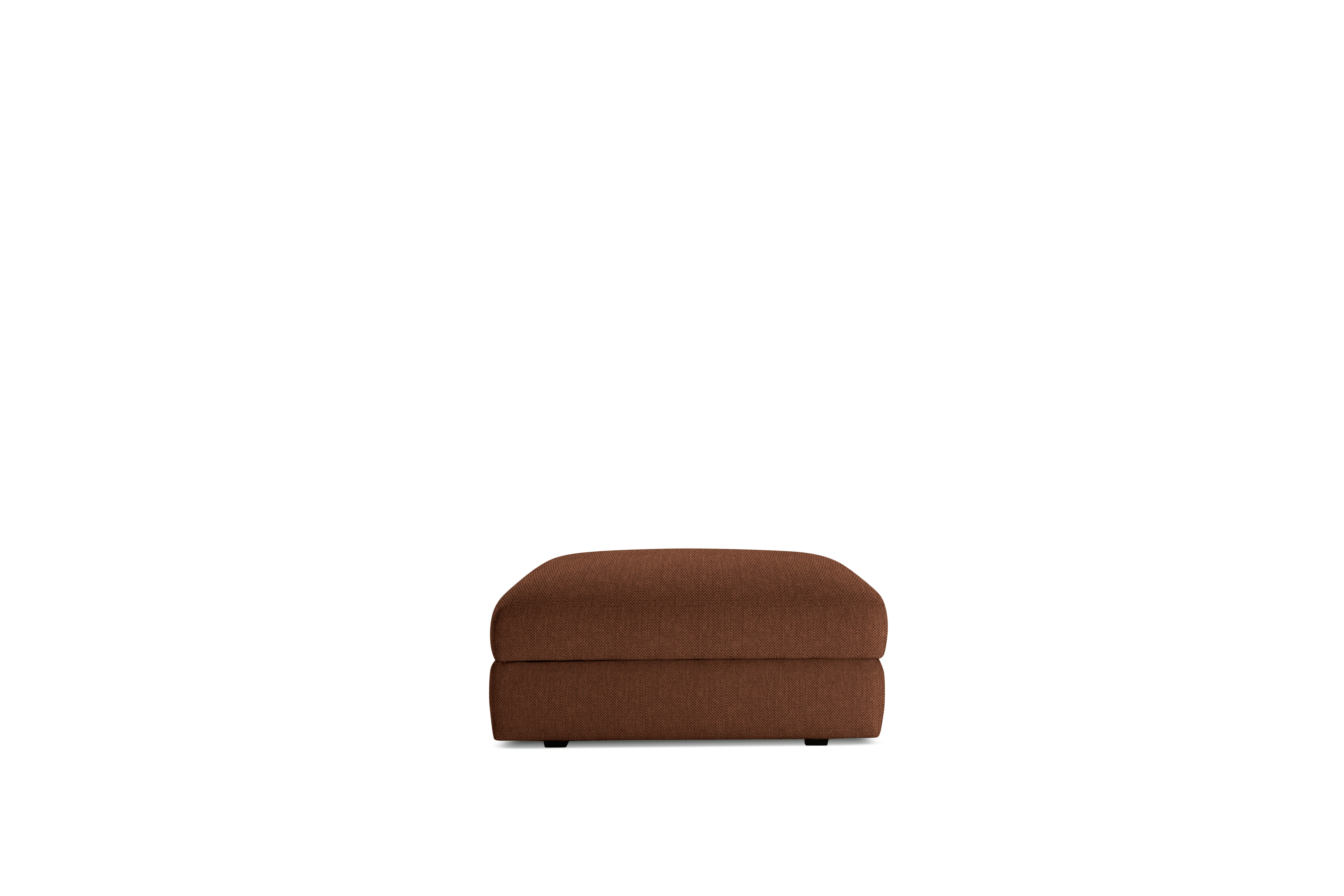 A Reid Ottoman viewed from the front.