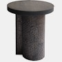 Artesao Side Table - Smoked Ash Wood