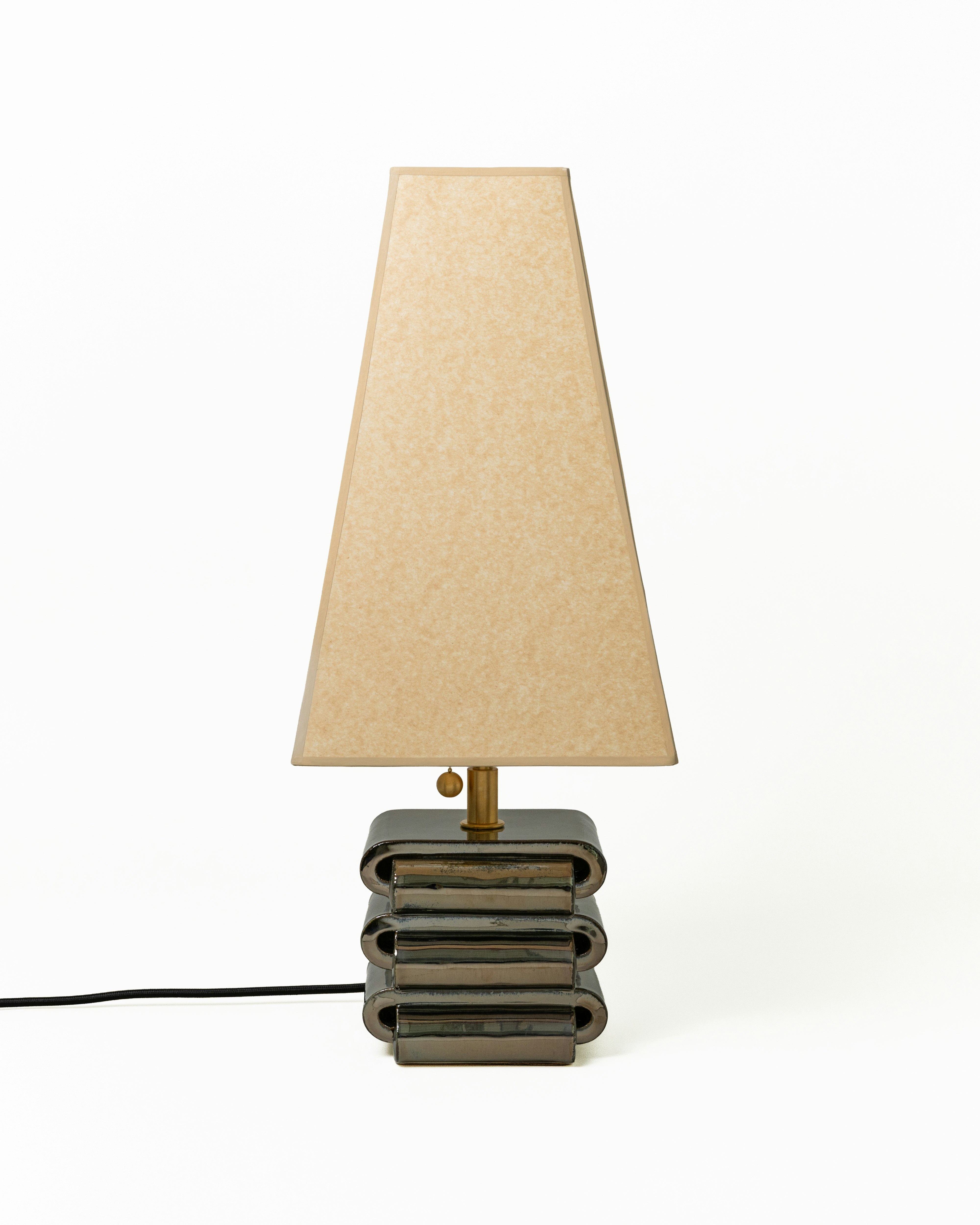Gio Table Lamp - Kraft_Obsidian