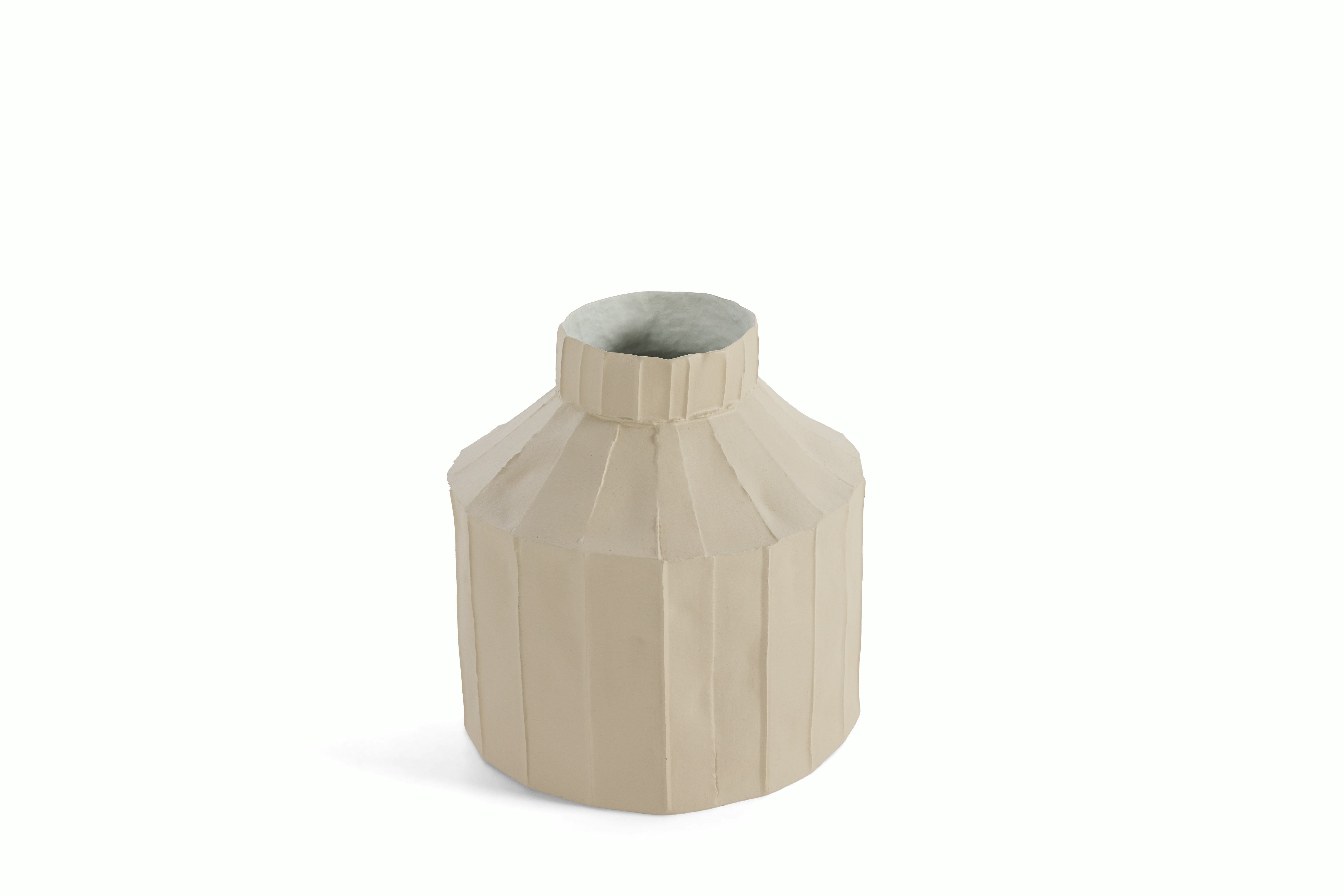 Fide Short Vase - Sabbia Chiaro