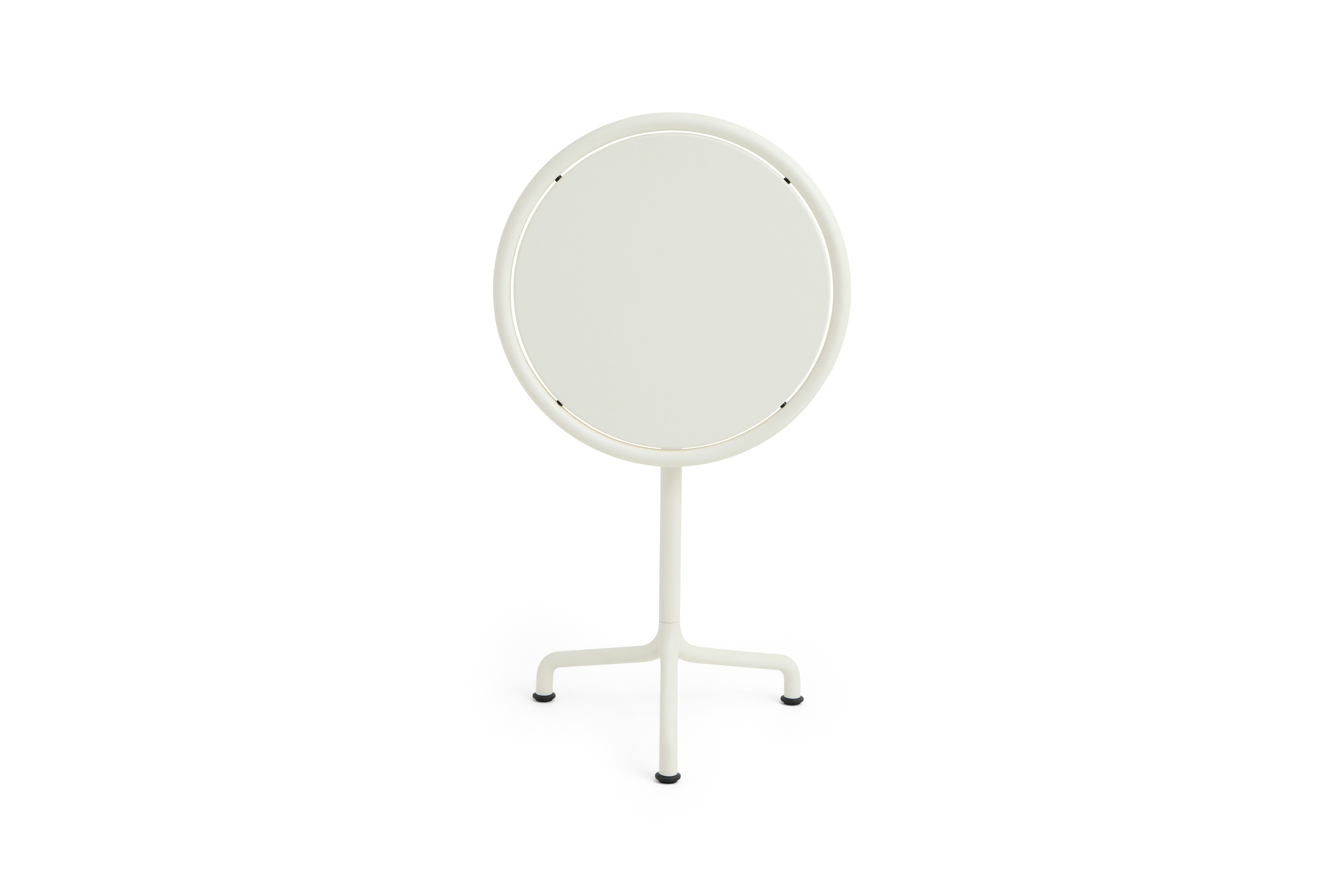 Deville Table - 21.6 Inch, Cream White
