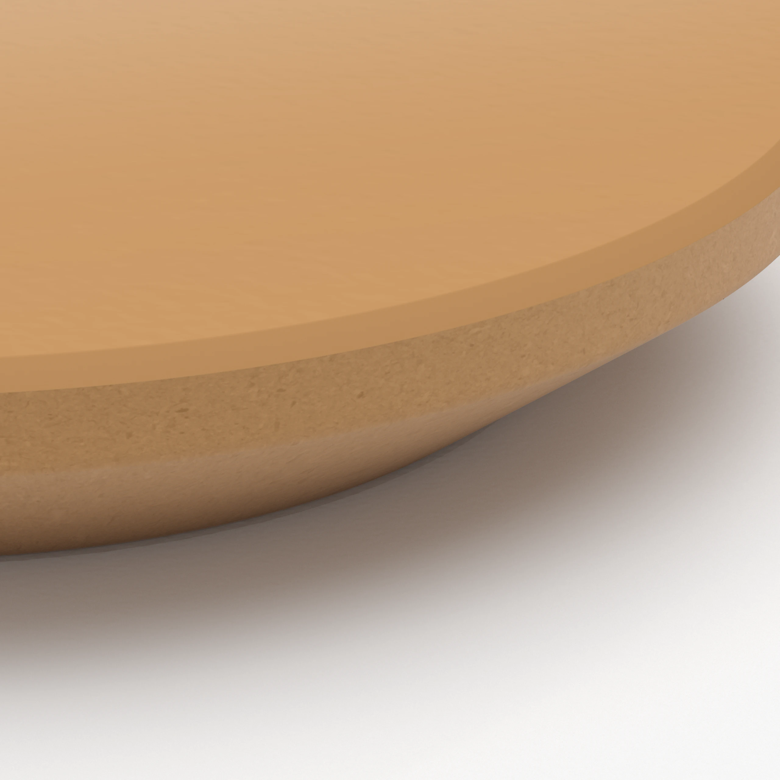 Leather with Reverse Chamfer Edge