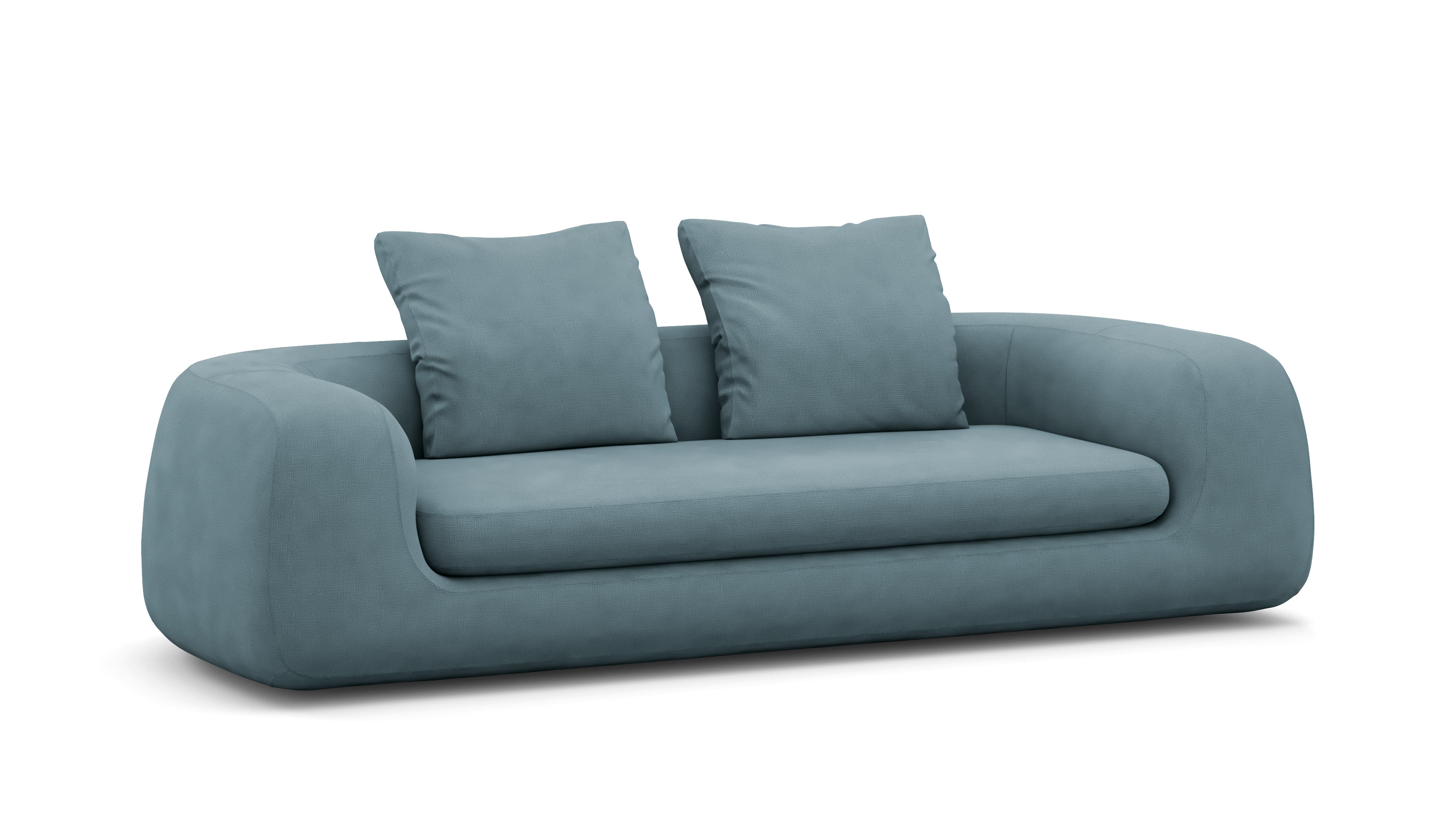 A Atlason Americano Sofa in Cloud viewed from an angle.