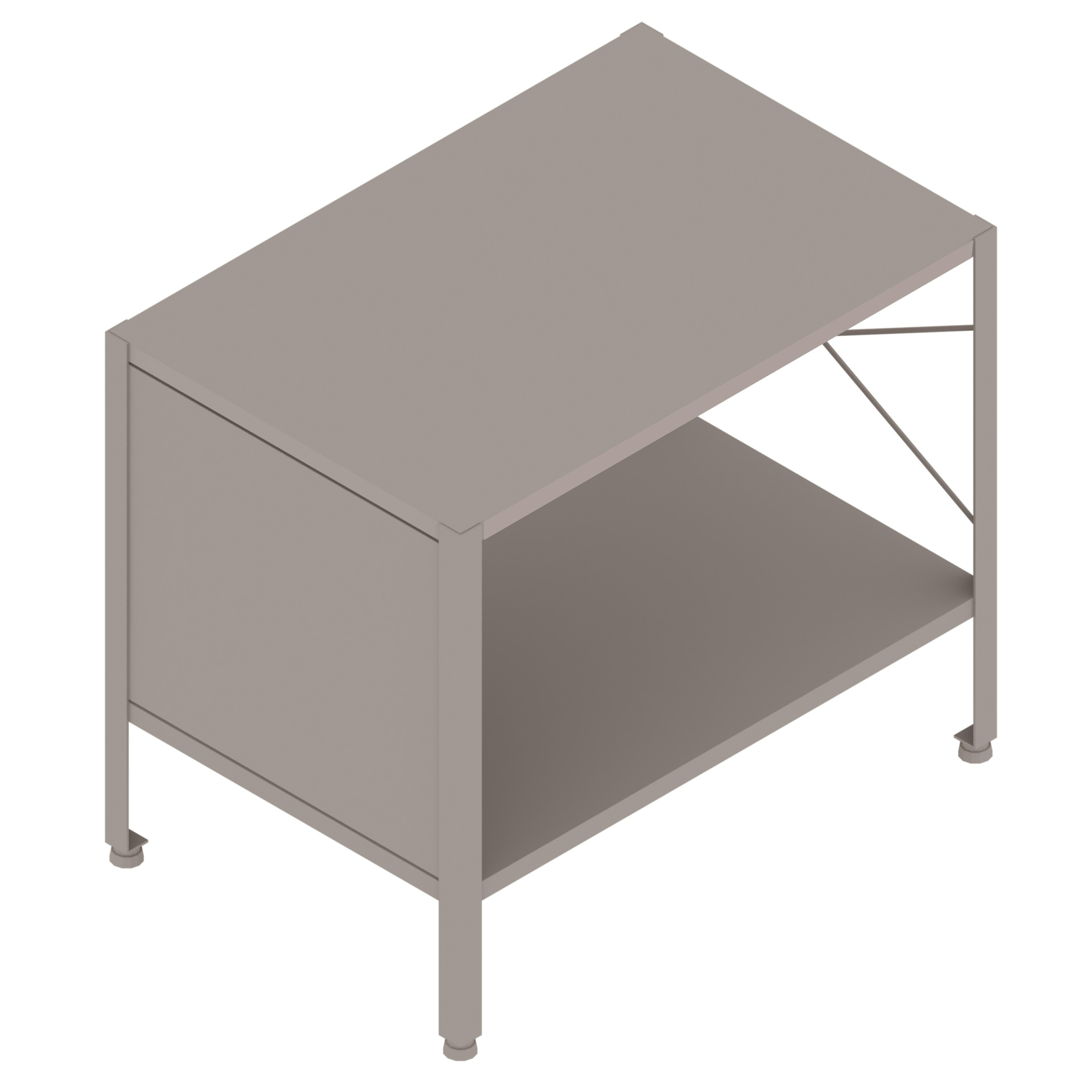 A generic rendering - Eames Storage Unit | 1 High by 1 Wide