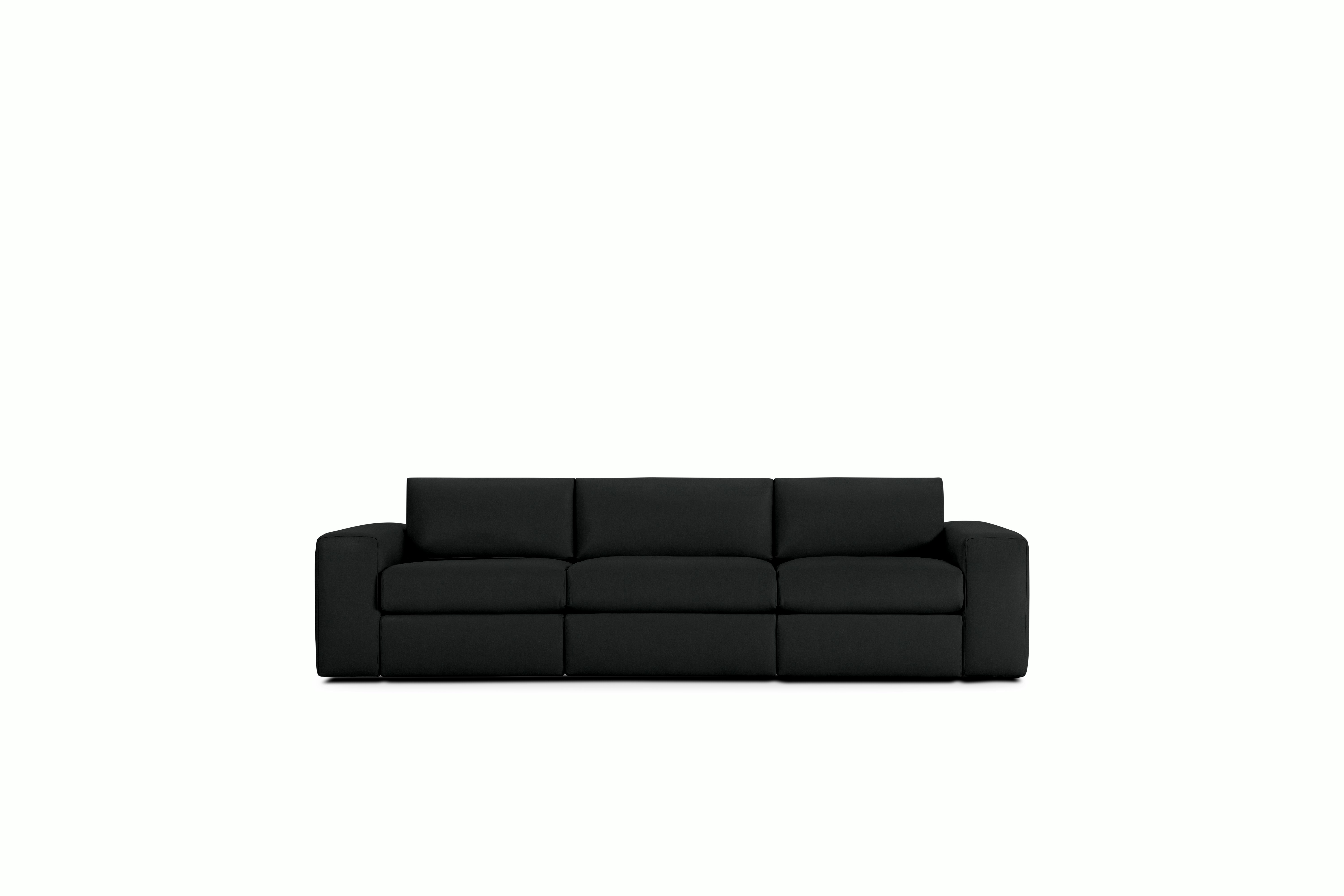 Irvin Sofa - Three-Seater,  Crypton Sintra Velvet,  Shark