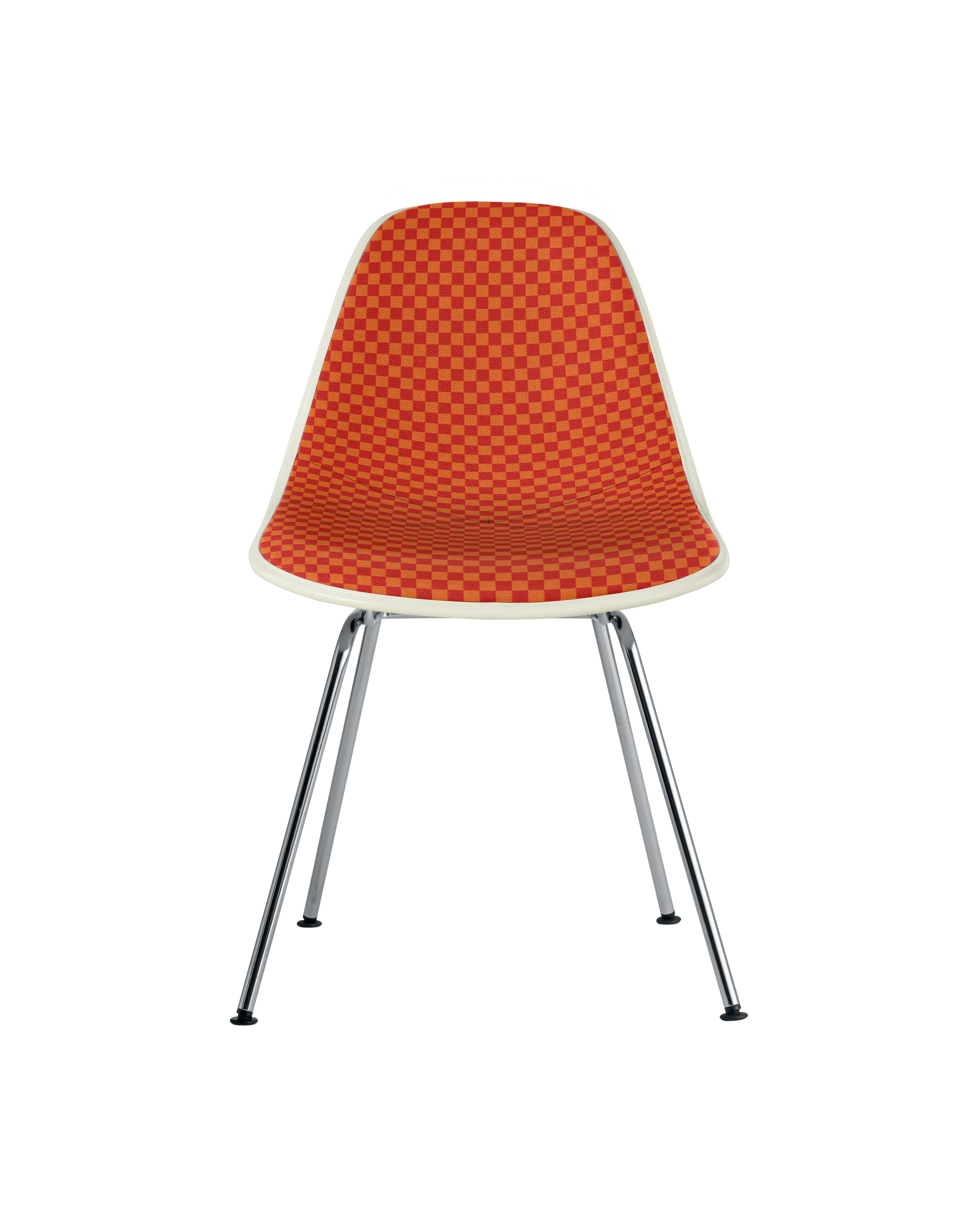 Eames Upholstered Molded Fiberglass Side Chair