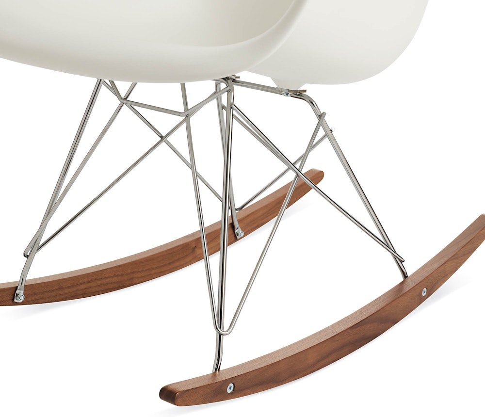 Eames Molded Plastic Armchair, Rocker Base