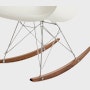 Eames Molded Plastic Armchair, Rocker Base