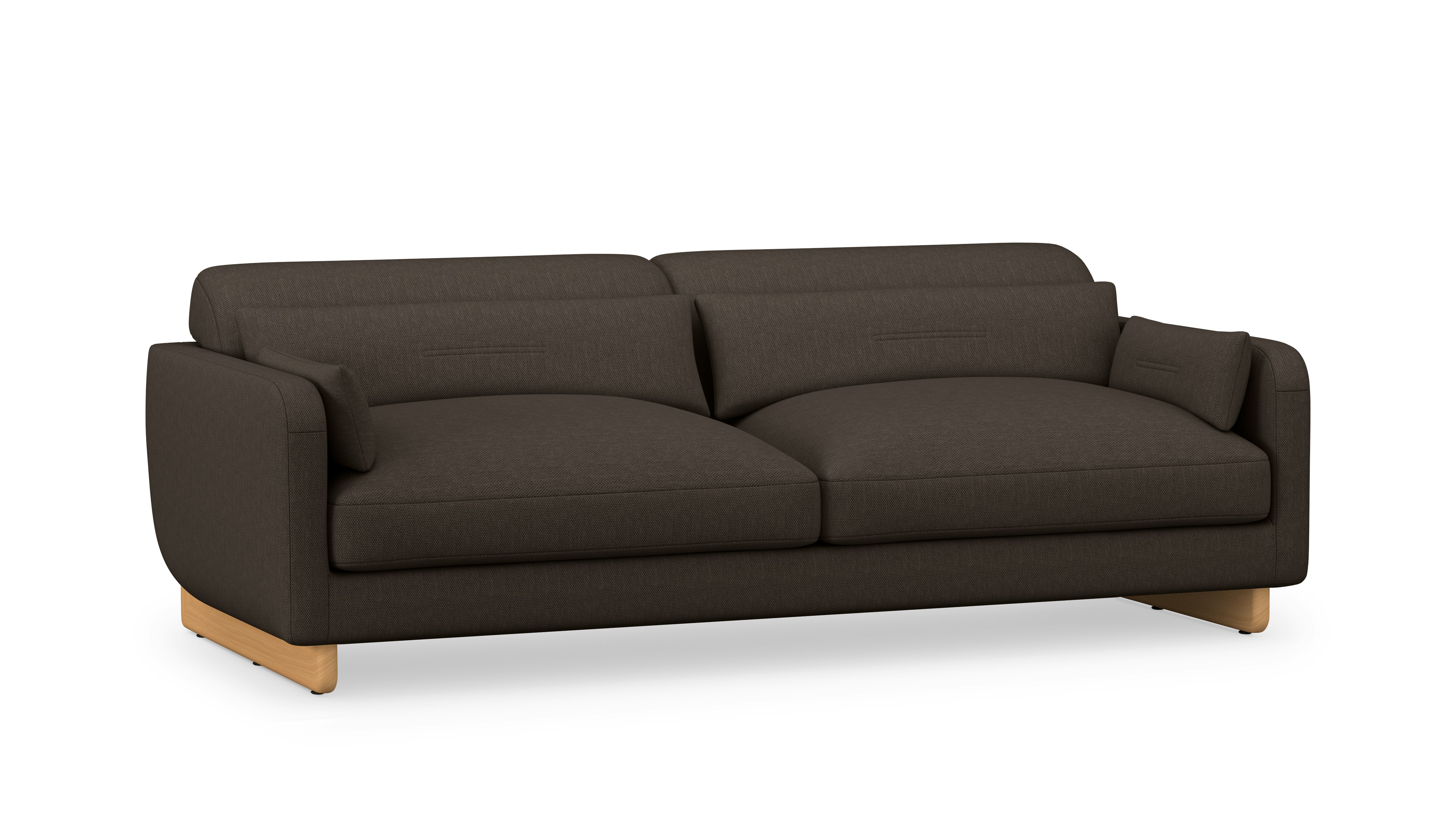 Contra Sofa - 84 Inch, Mode, Hollow, Oak