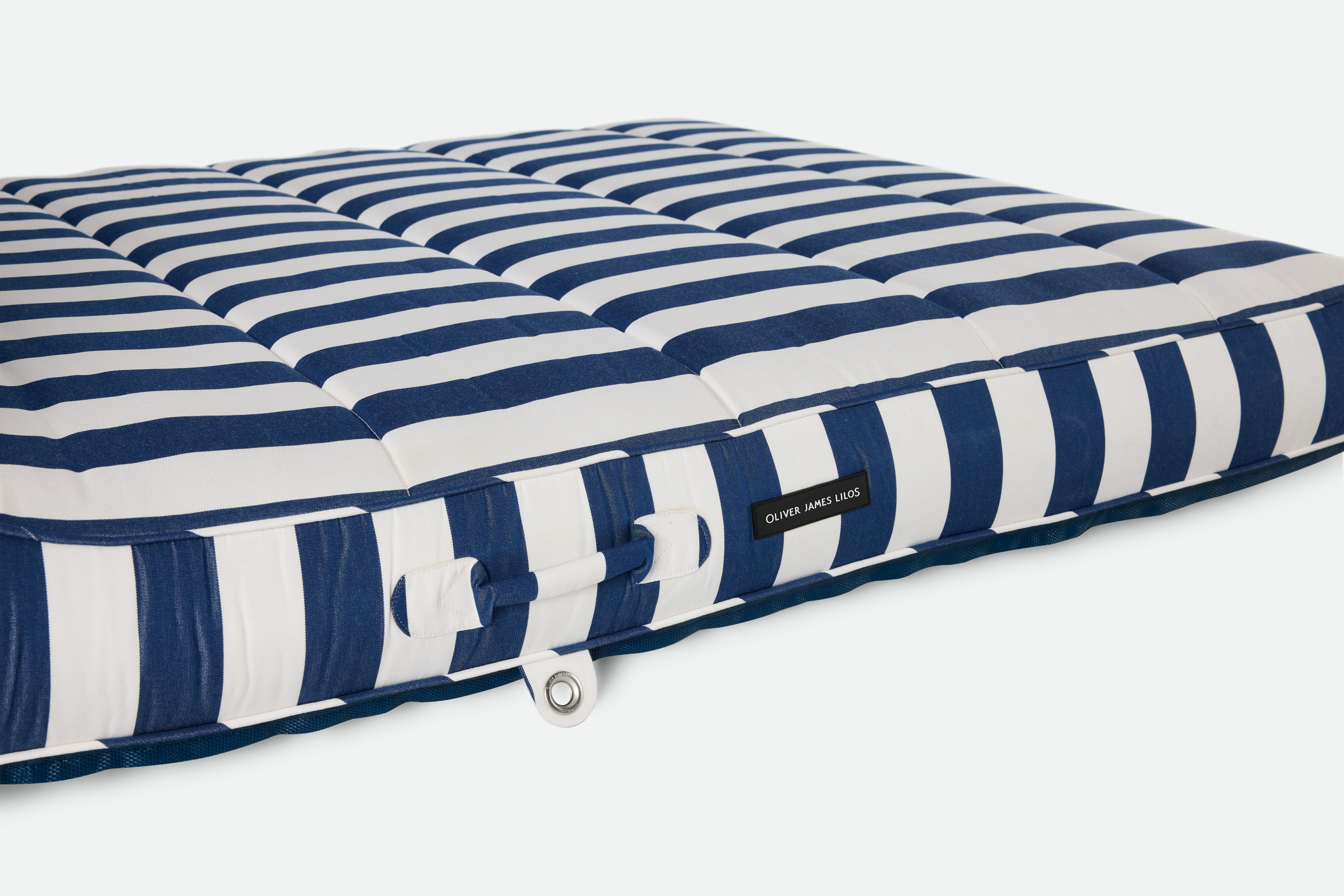 Single Lilo Pool Float - blue/white stripe