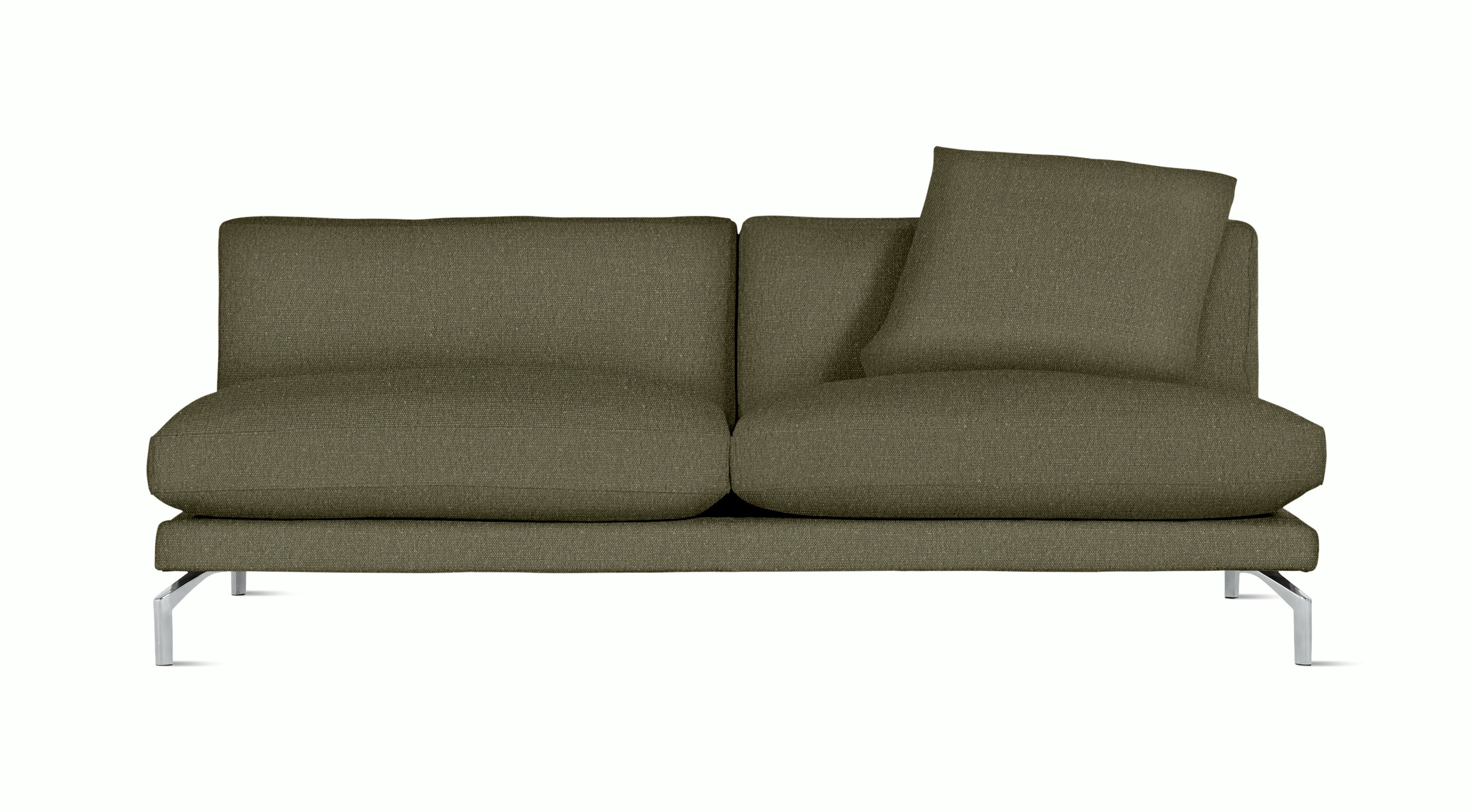 Como Armless Sofa - Album Linen, Spruce