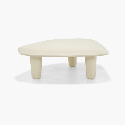 Isola Coffee Table - High Gloss Antique White Isola Coffee Table - High Gloss Antique White