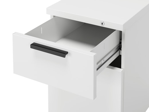 Series 2 Storage 12" Mobile Pedestal Open Box