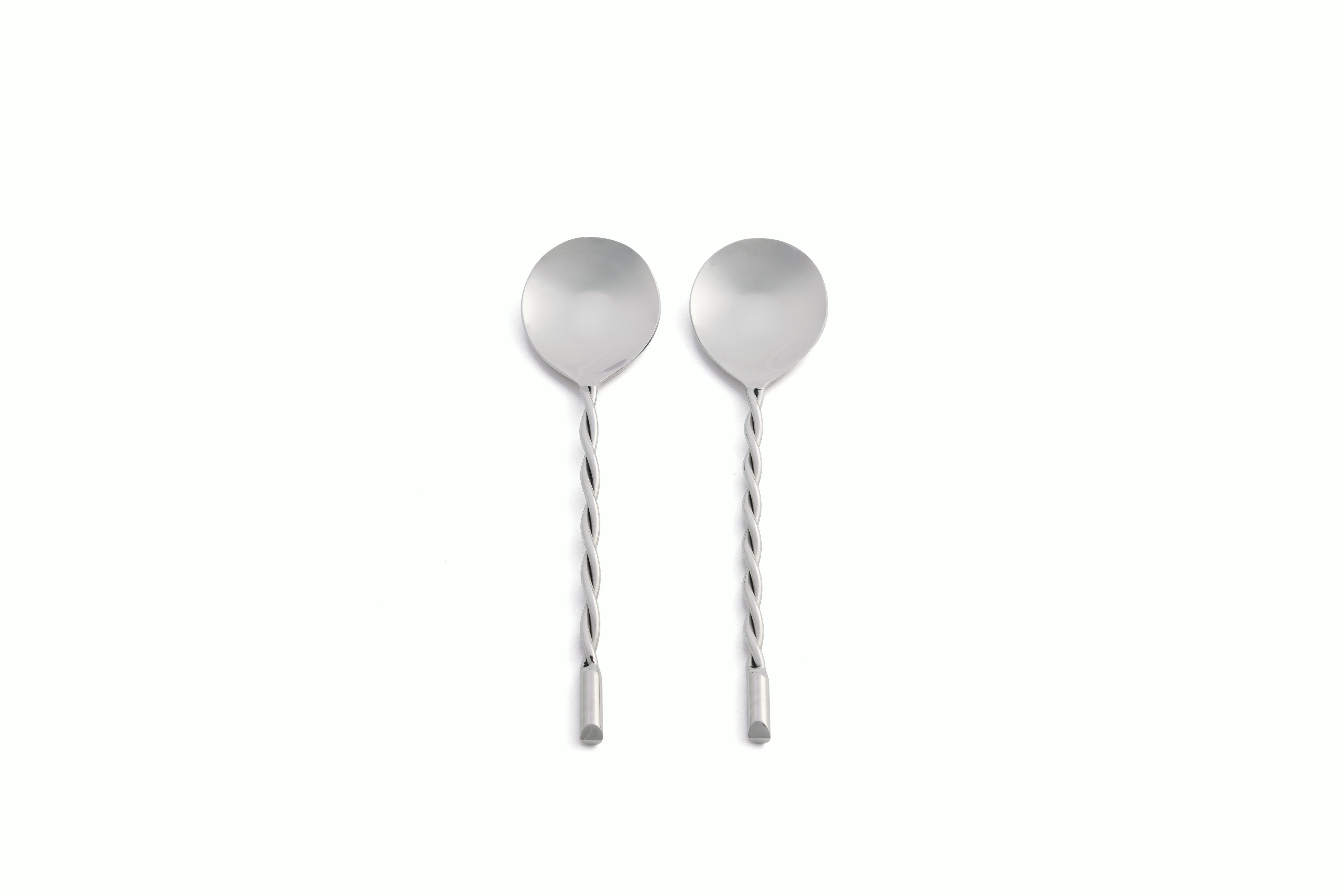 Ankara Twisted Salad Servers - Set of 2