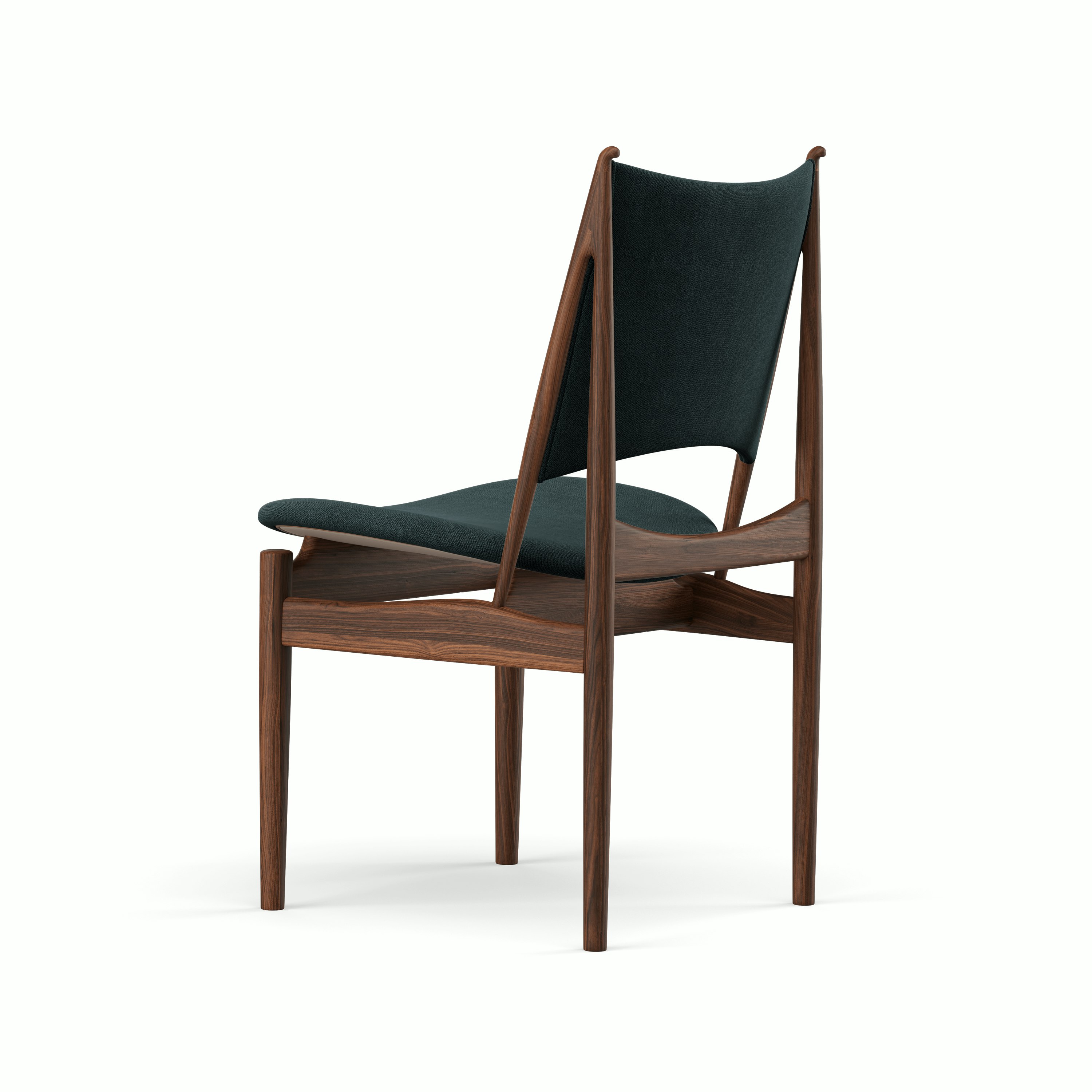 Egyptian Chair - Walnut, Vidar, 182 Graphite
