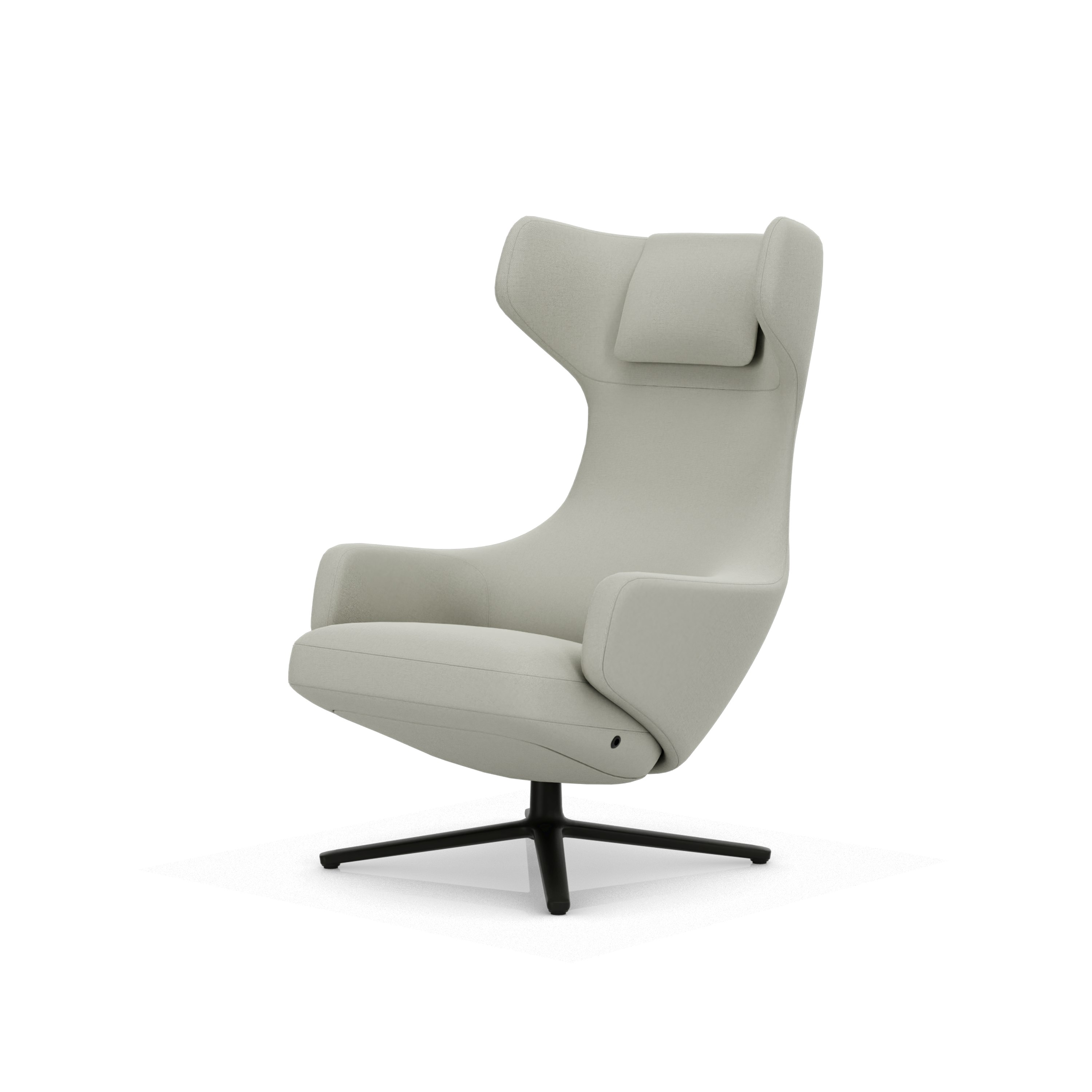 Grand Repos Lounge Chair - Hola, Pearl, Basic Dark