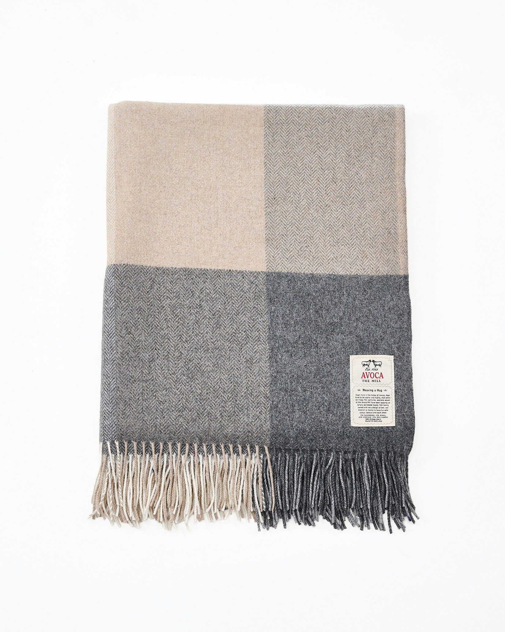 Rome Cashmere Throw - Cashmere Blend