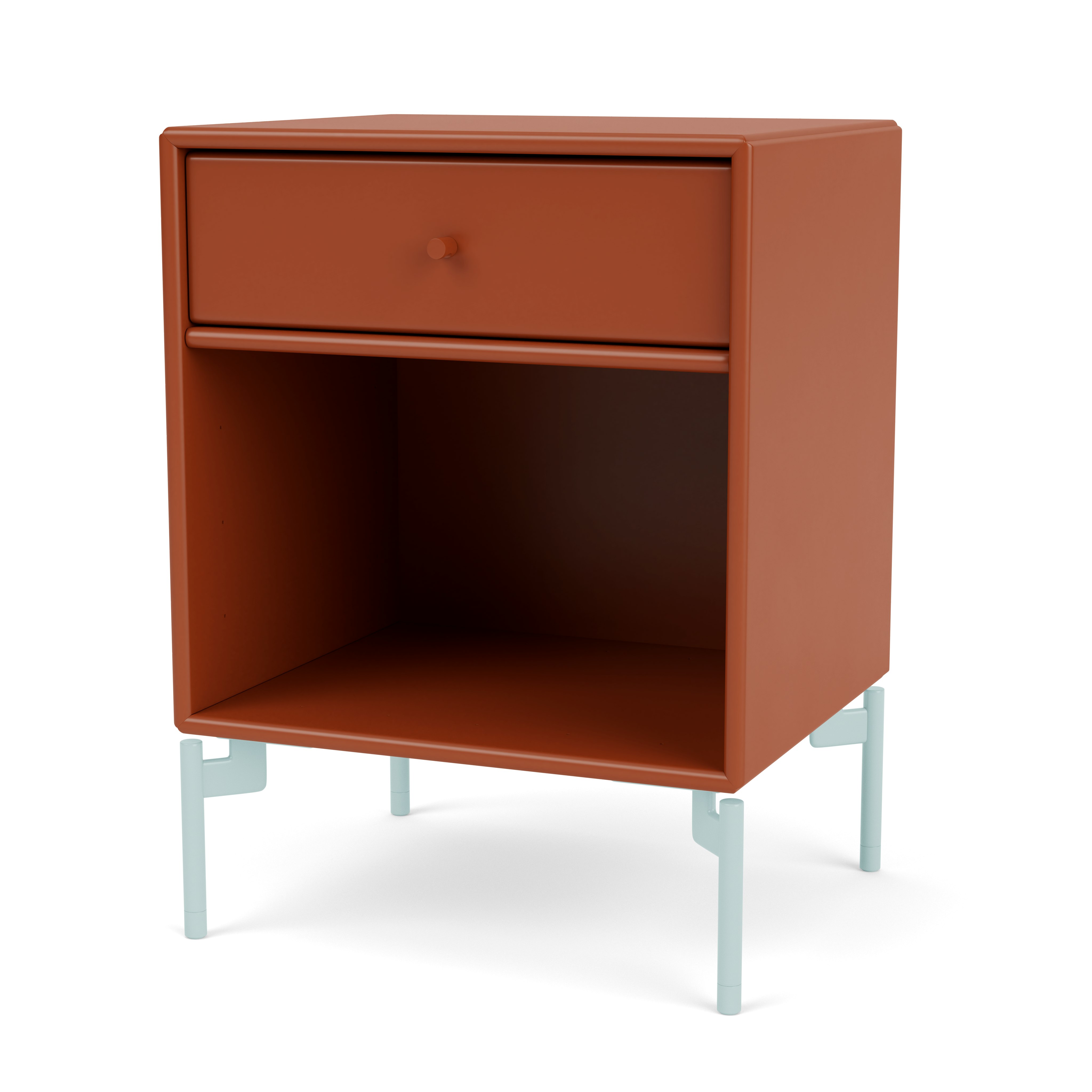 Dream Bedside Table - Hokkaido, Flint Legs