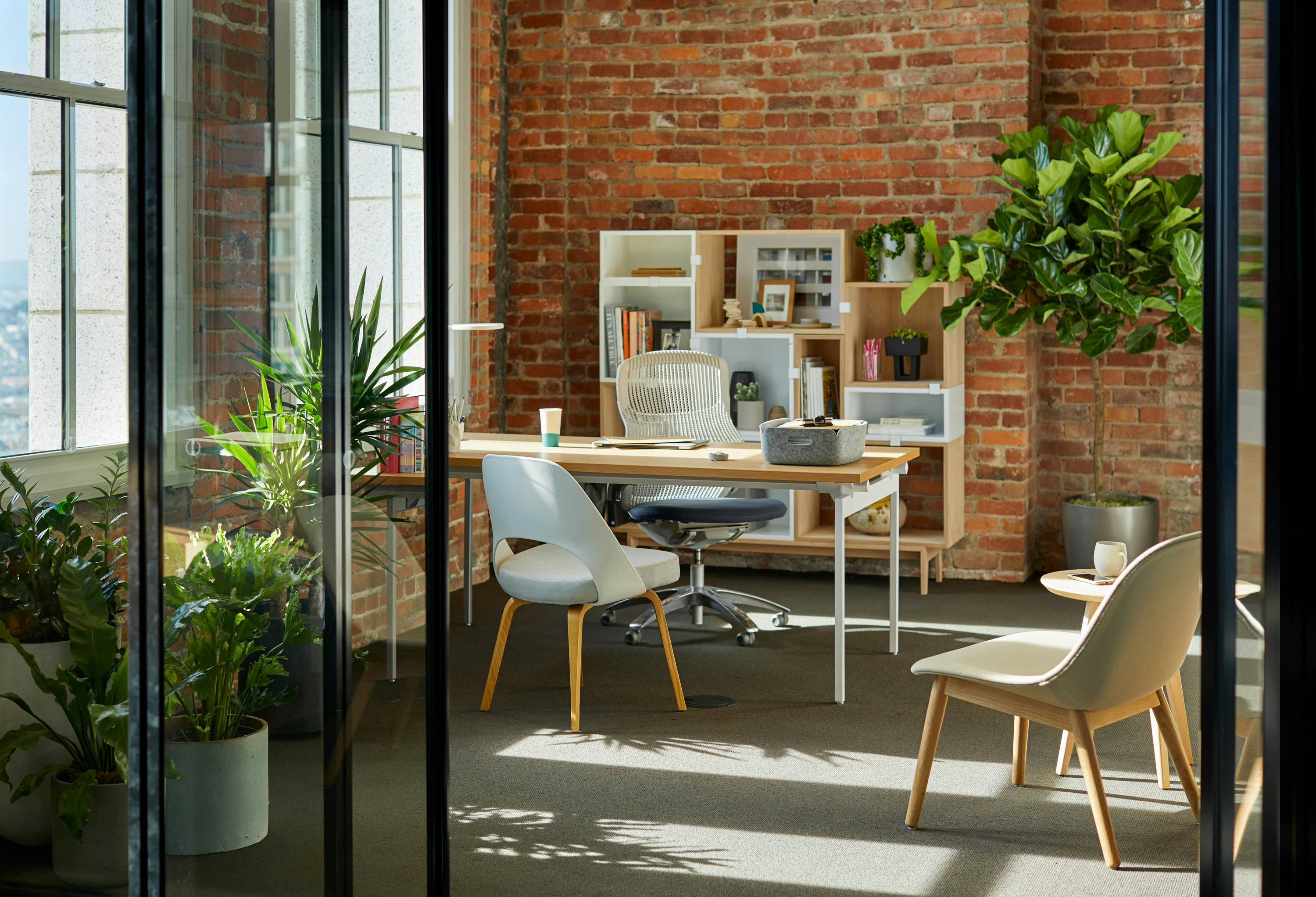 antenna workspaces desk generation task chair risom side table saarinen executive plastic back wood legs muuto fiber lounge chair with wood base stacked storage system restore tray leaf lamp san francisco showroom private office